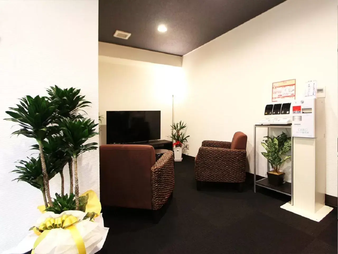 Communal lounge/ TV room, TV/Entertainment Center in HOTEL LiVEMAX Kitafuchu