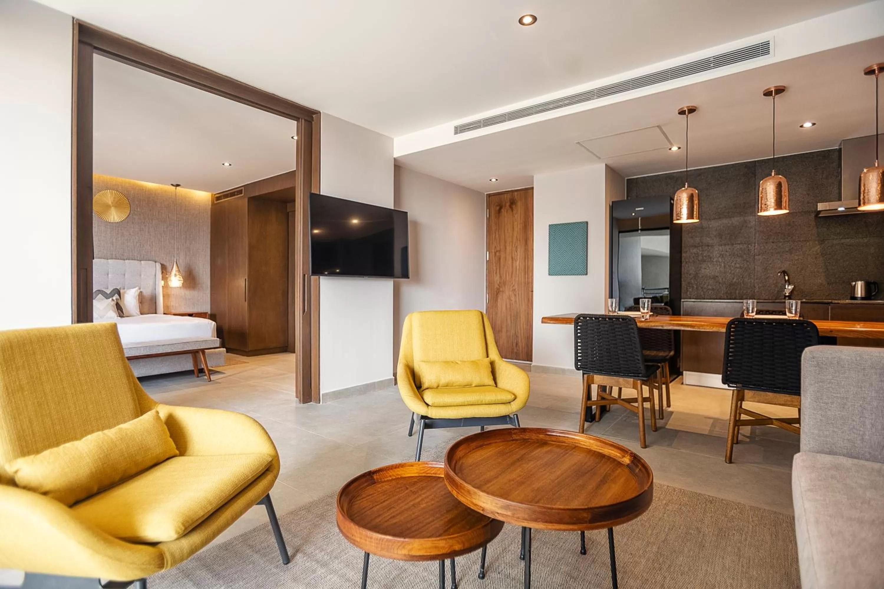 Living room in The Fives Oceanfront