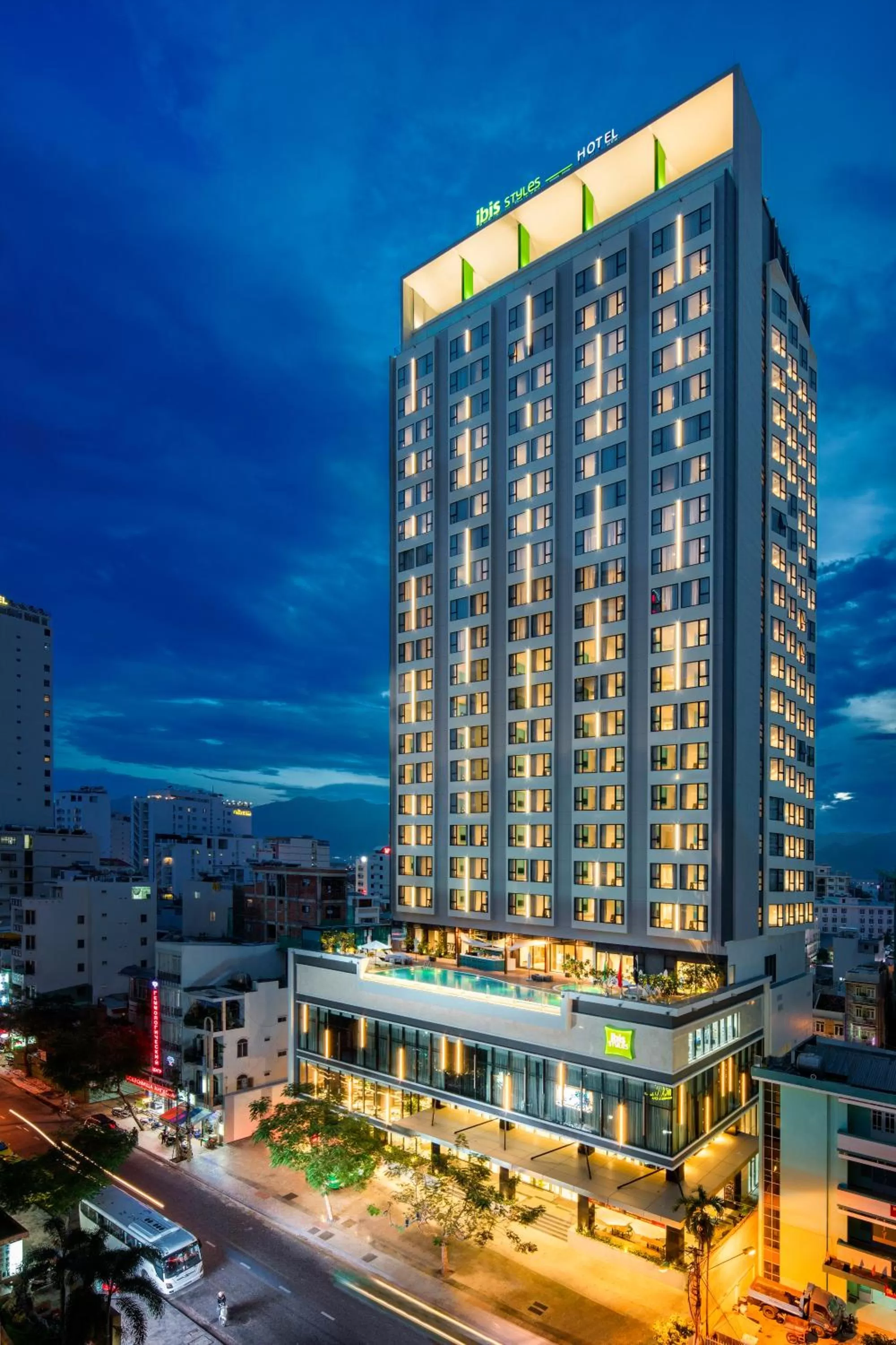Bird's eye view in ibis Styles Nha Trang