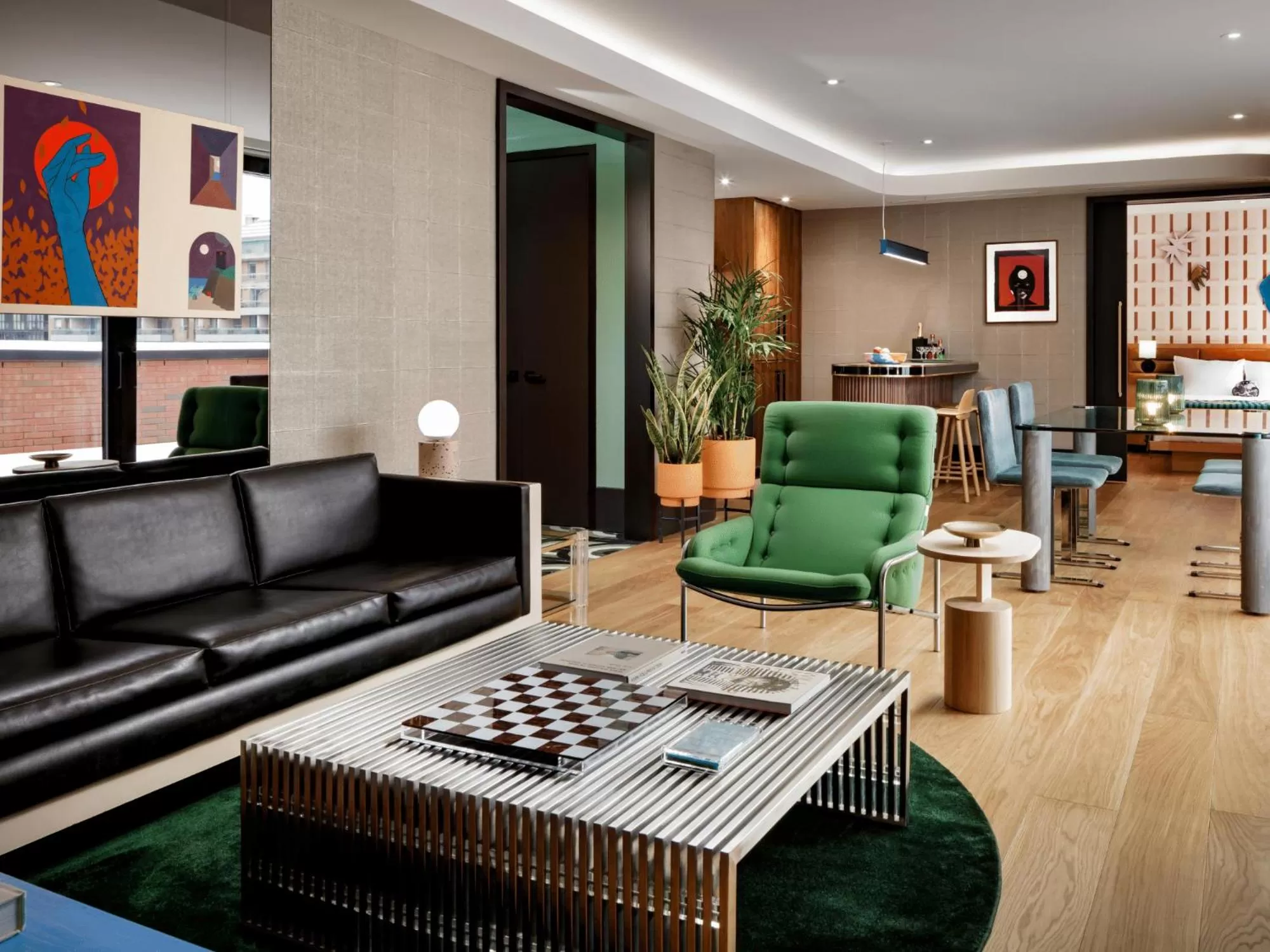 Living room in The Drake Hotel