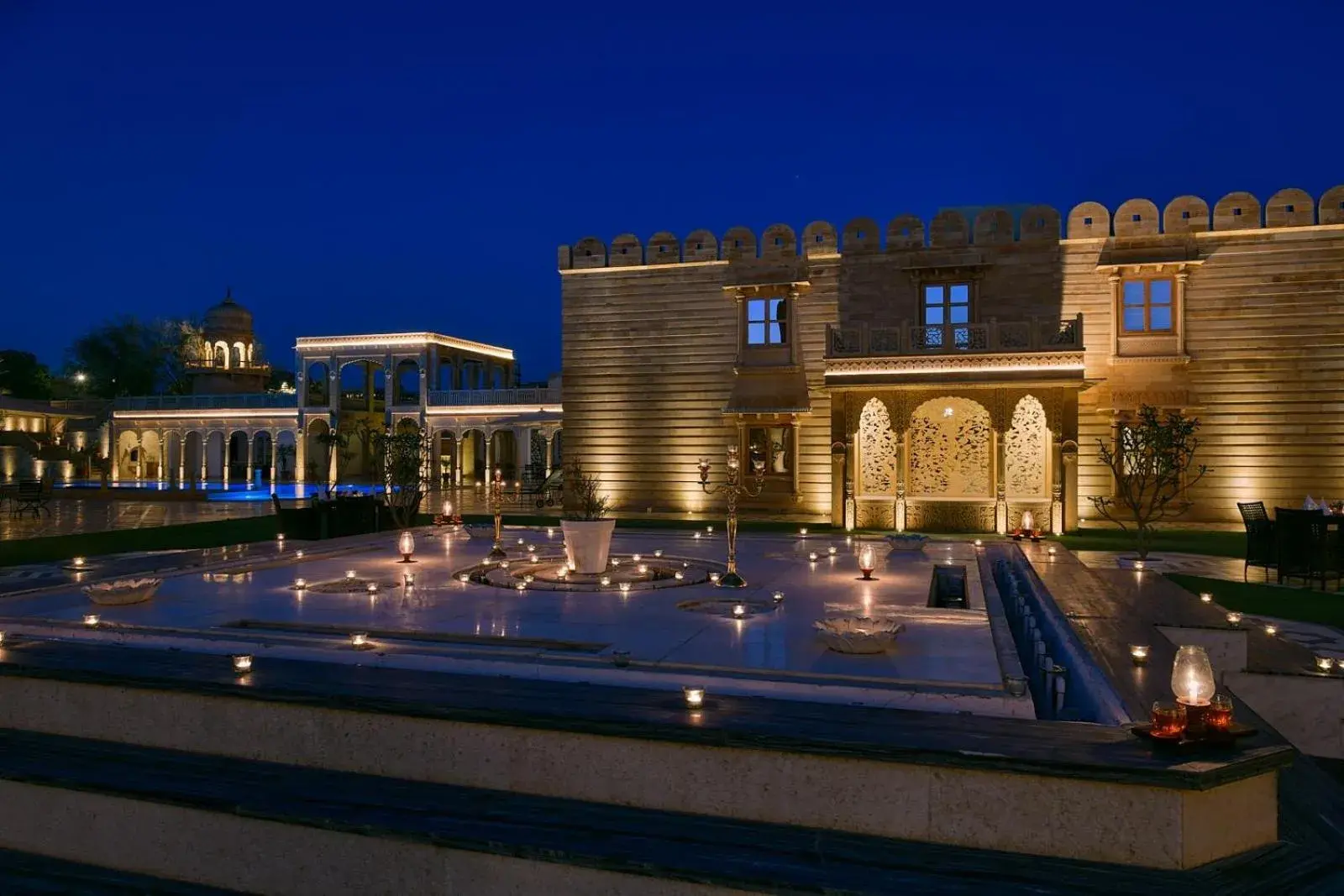 Inner courtyard view, Property Building in Fort Rajwada