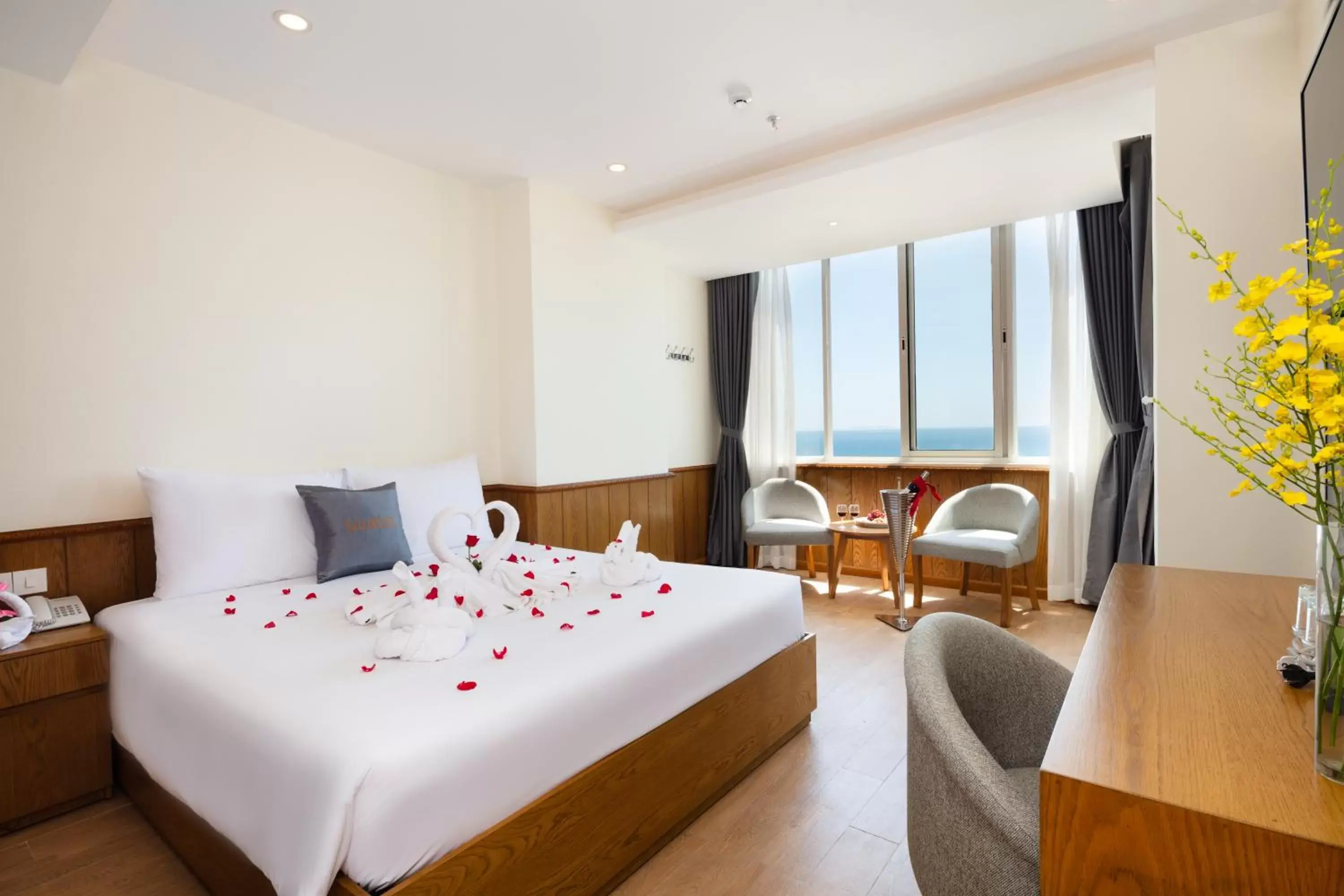 Bed in Glory Nha Trang Hotel
