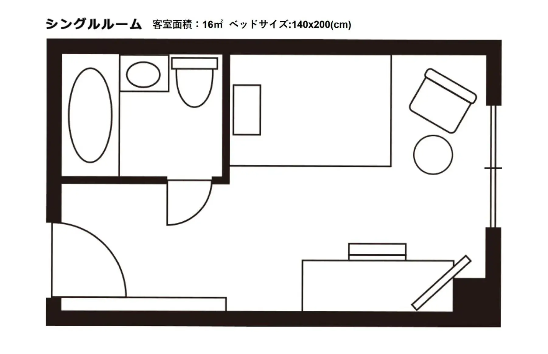 Floor Plan in Hotel Jal City Nagano