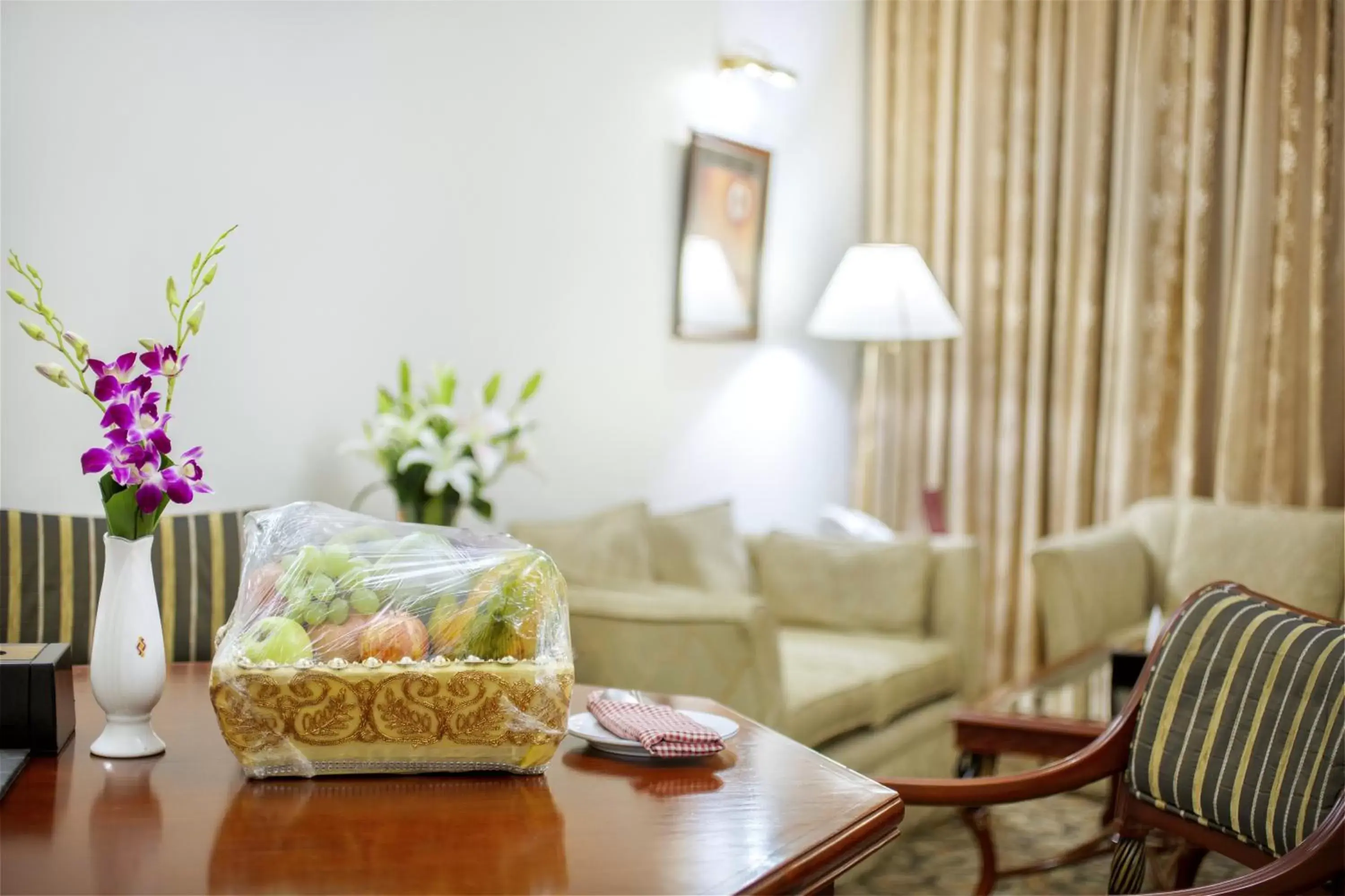 Seating area in Hotel Sarina