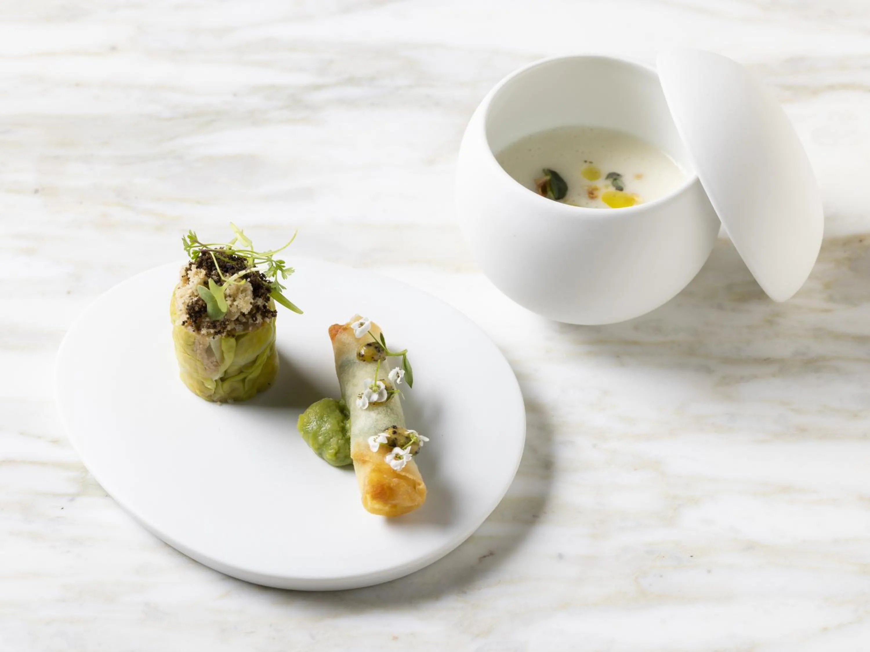 Food close-up in Dai-ichi Hotel Annex