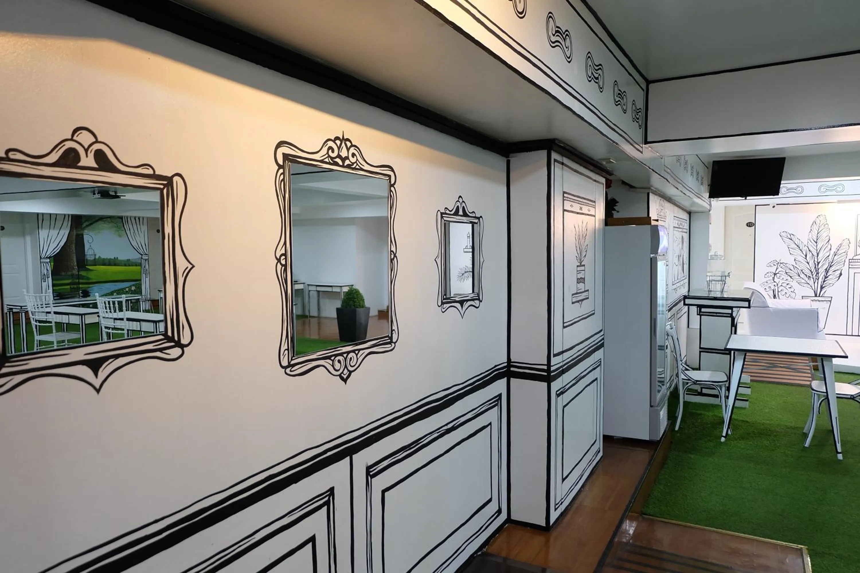 Decorative detail in Spaces Hotel Makati