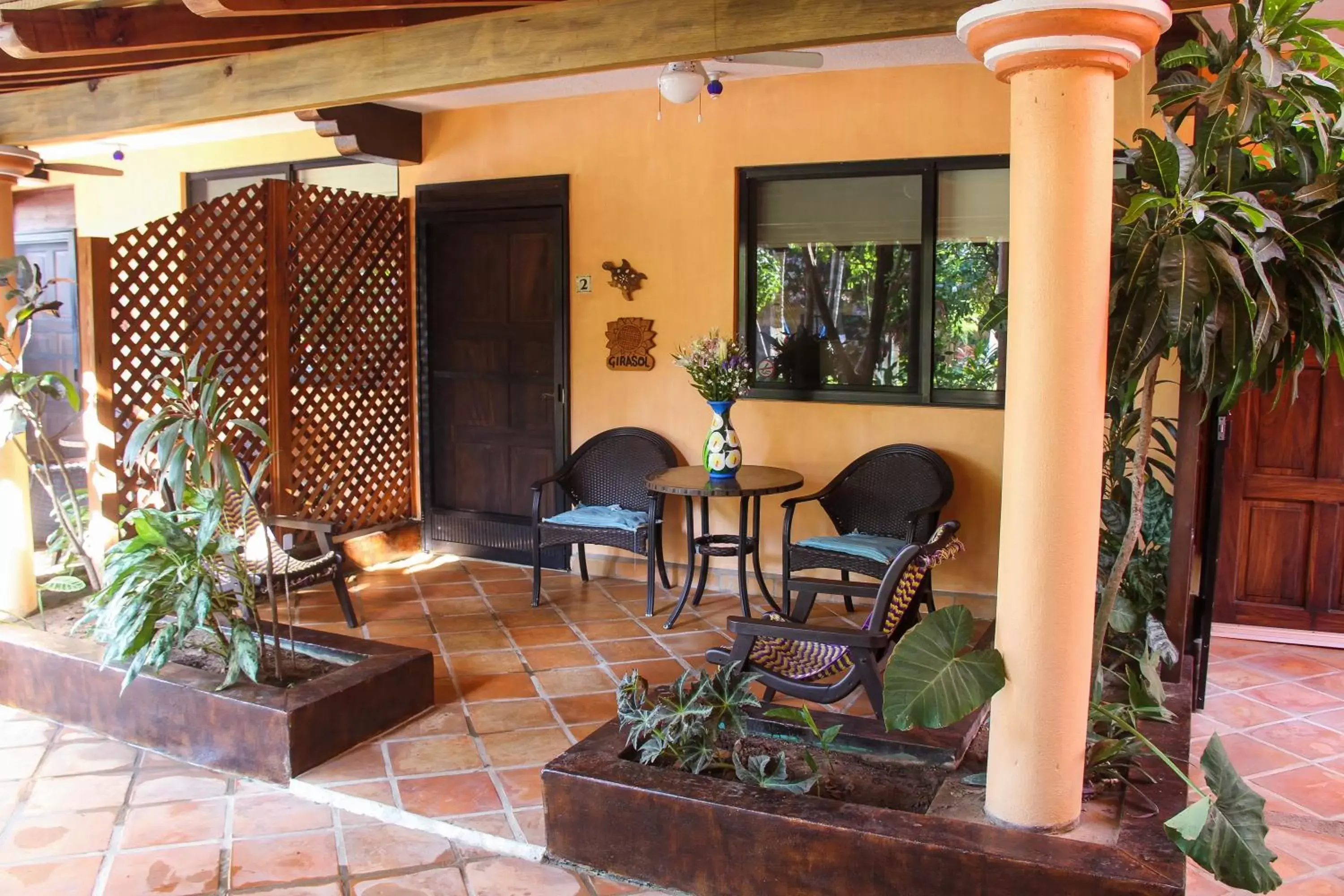 Patio in Hotel Casamar Suites