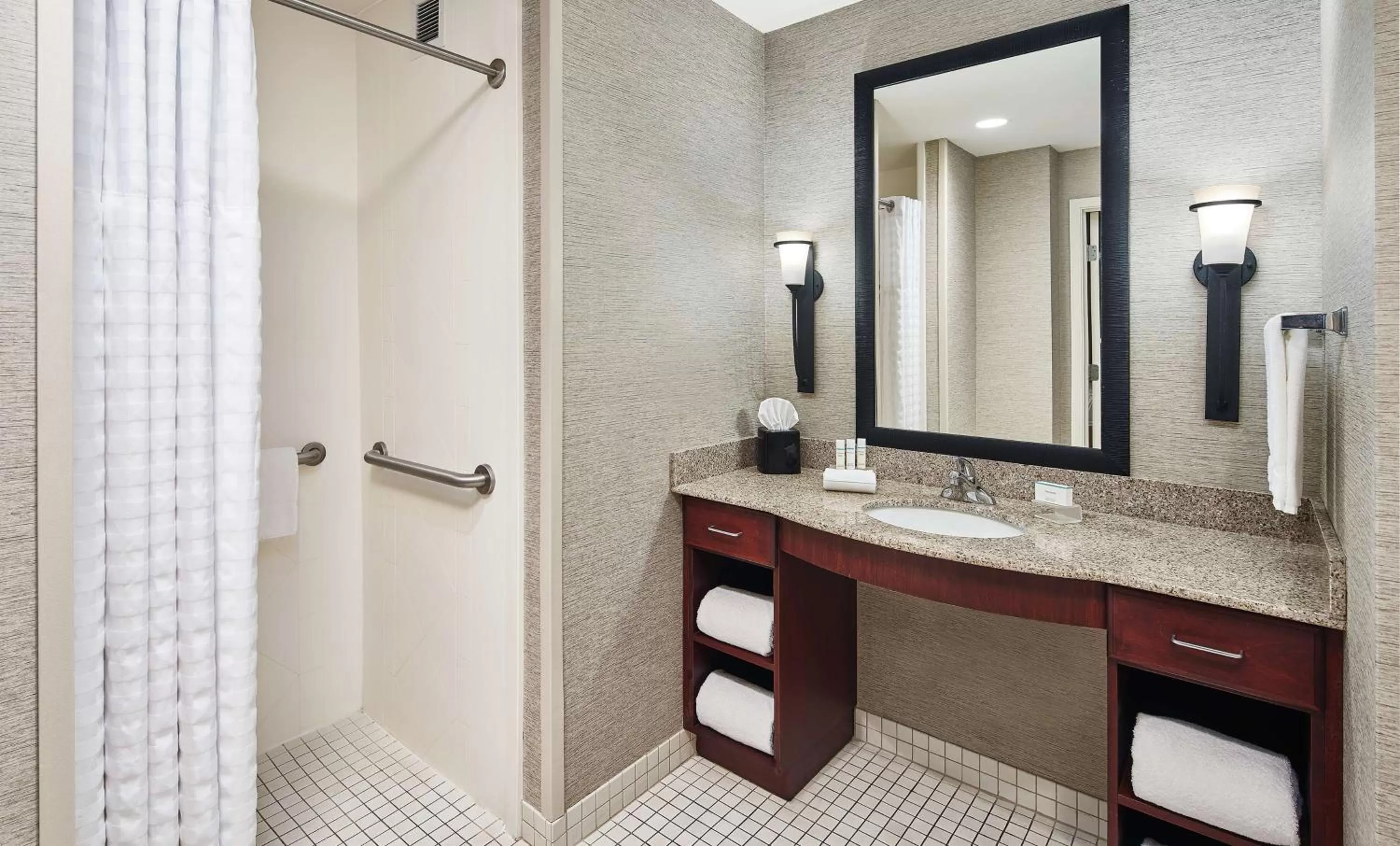 Bathroom in Homewood Suites by Hilton Shreveport