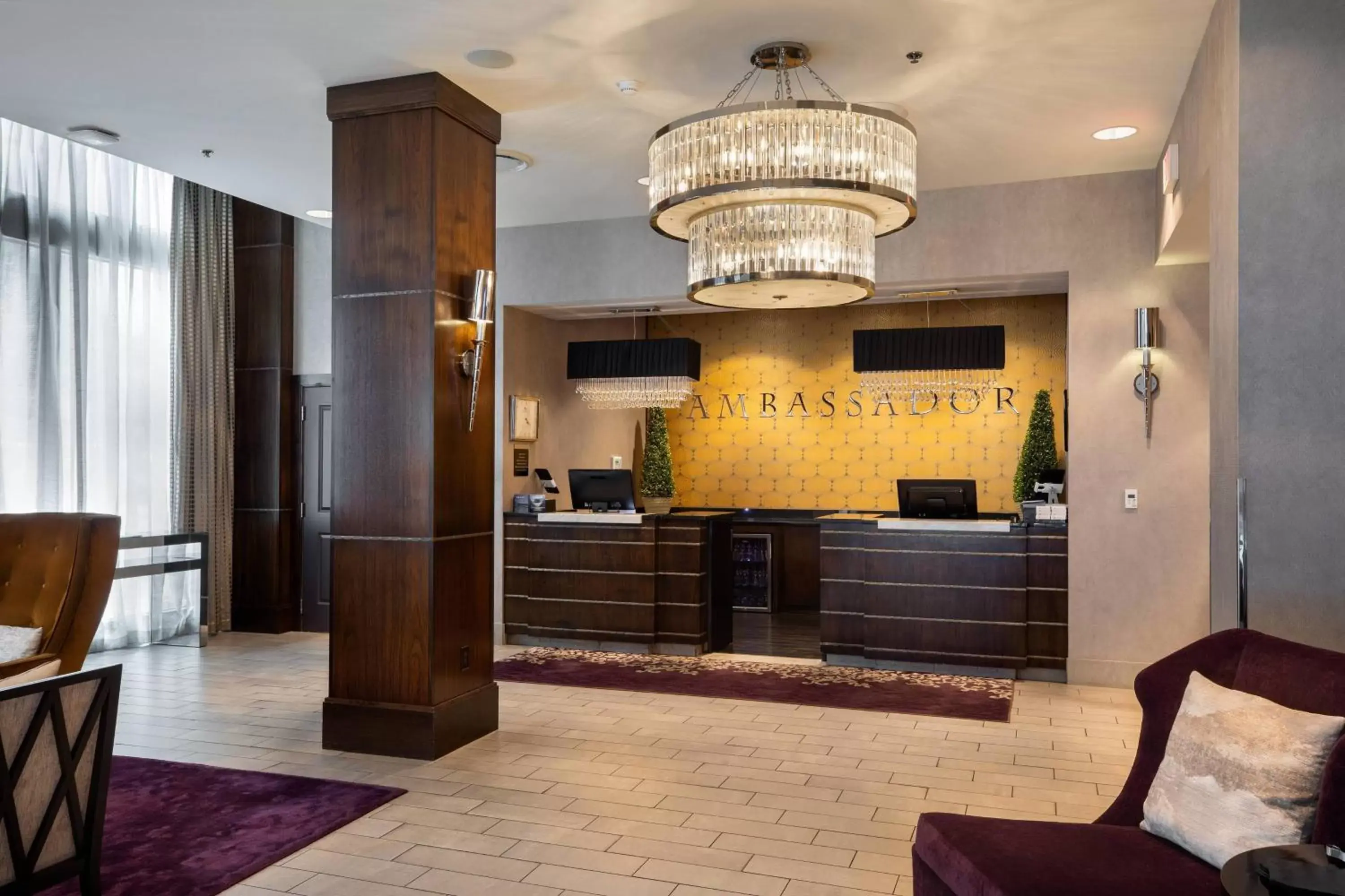 Lobby or reception, Lobby/Reception in Ambassador Hotel Wichita, Autograph Collection