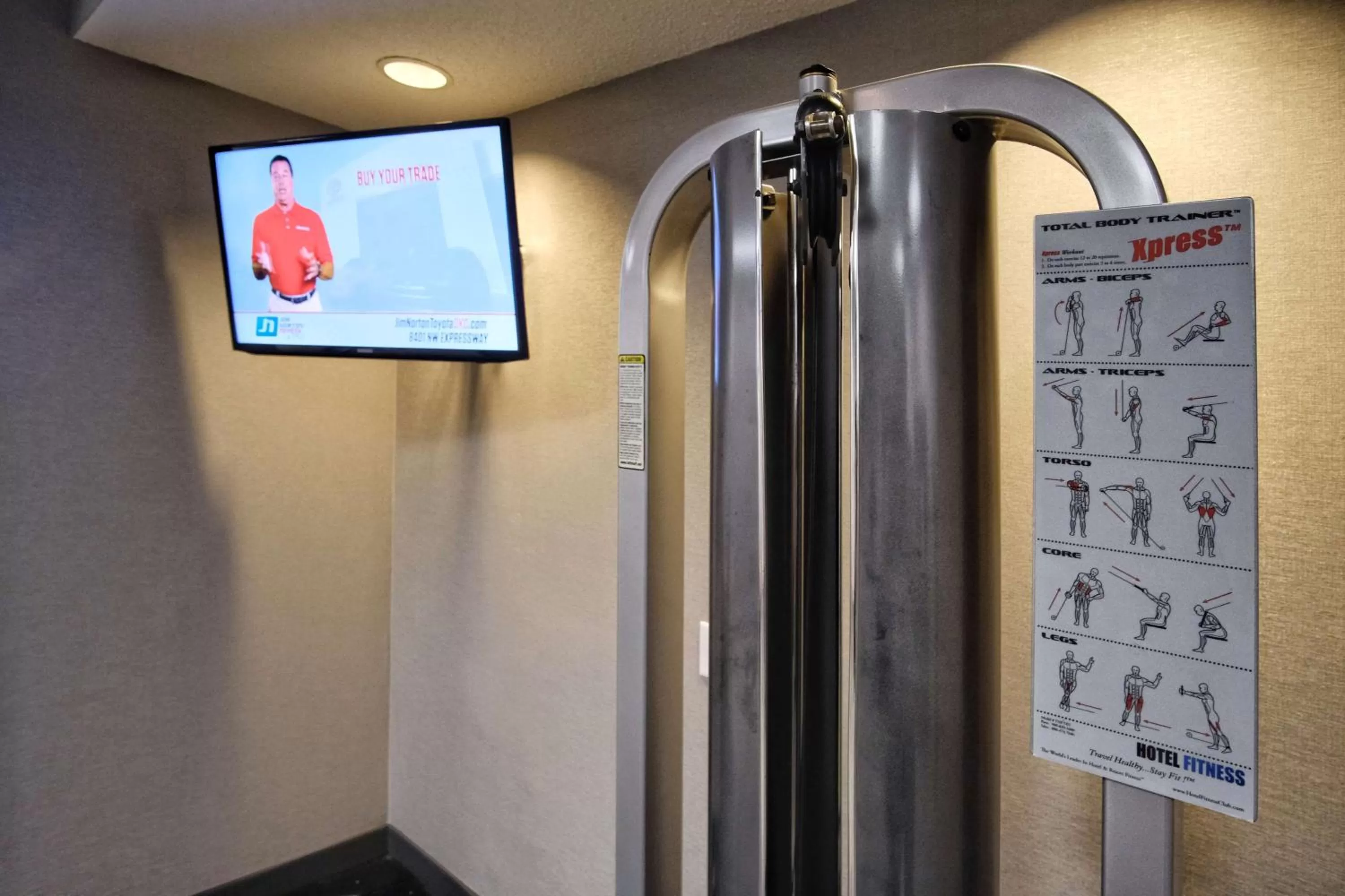 Fitness centre/facilities in Hampton Inn Oklahoma City/Yukon