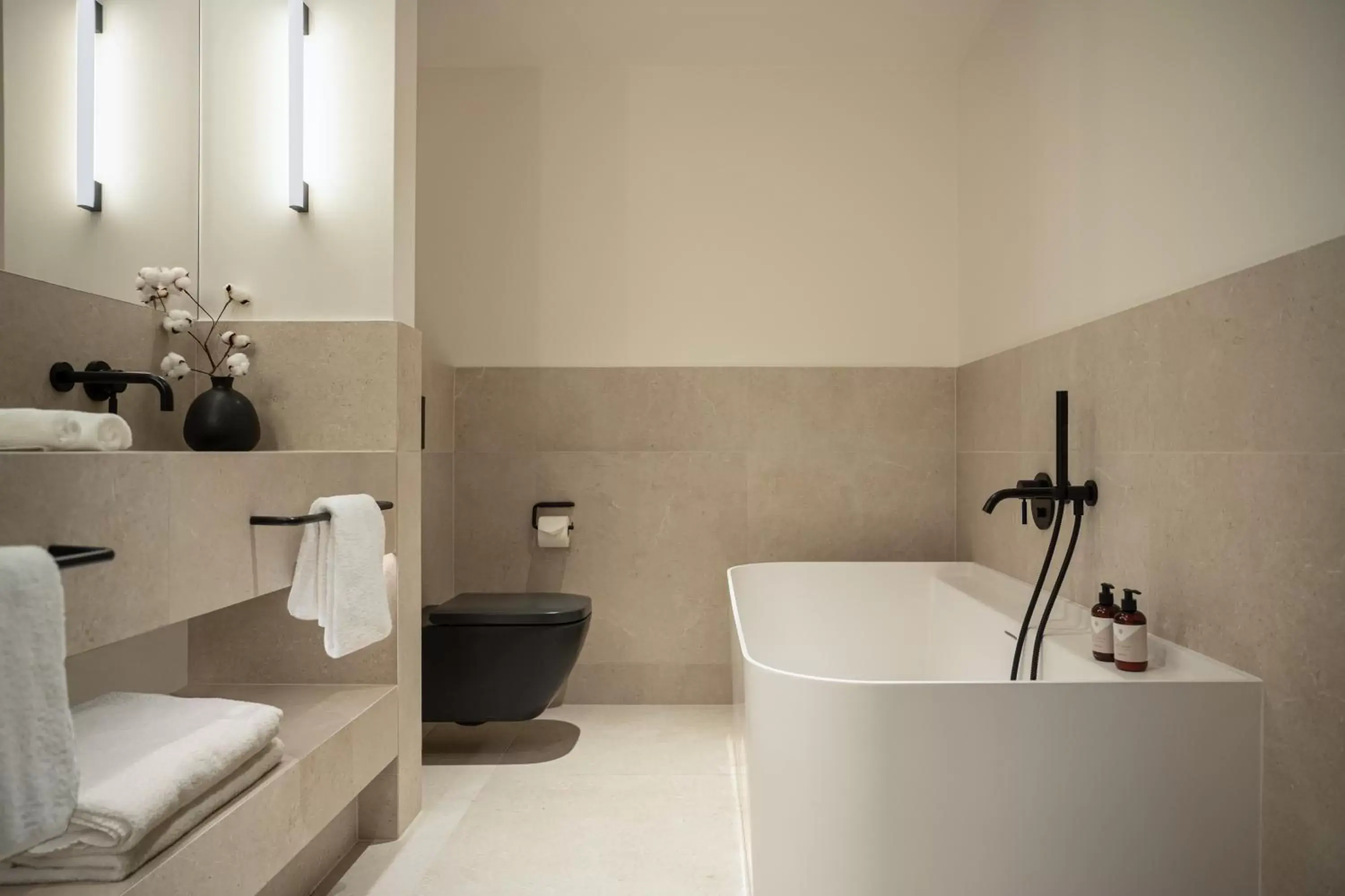 Bath, Bathroom in Almanac X Alcron Prague