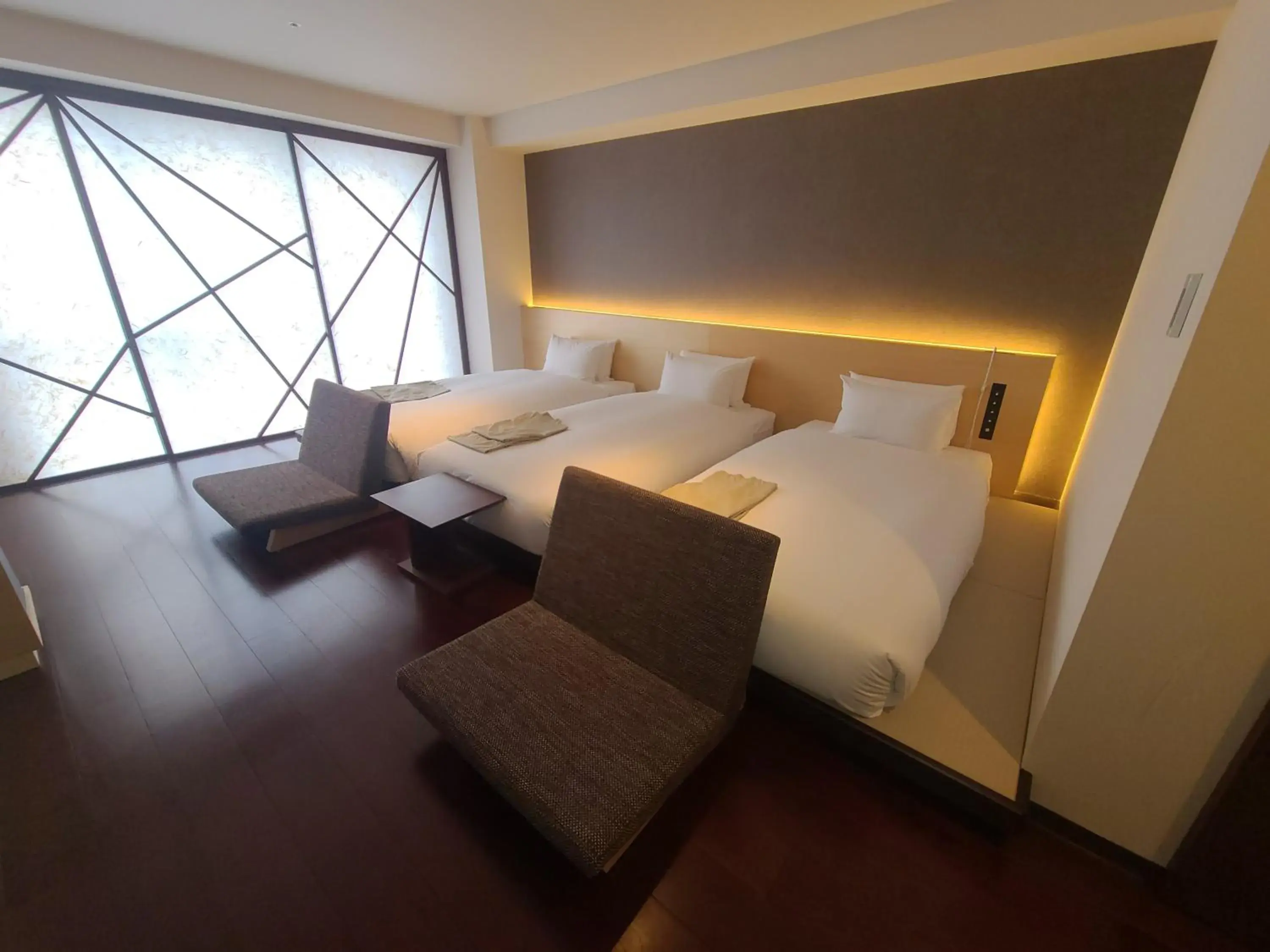 Photo of the whole room, Bed in Hotel Amanek Kanazawa