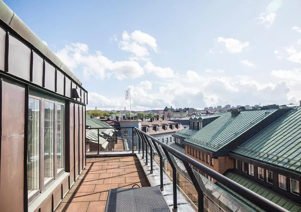 City view, Balcony/Terrace in Radisson Blu Scandinavia Hotel, Göteborg