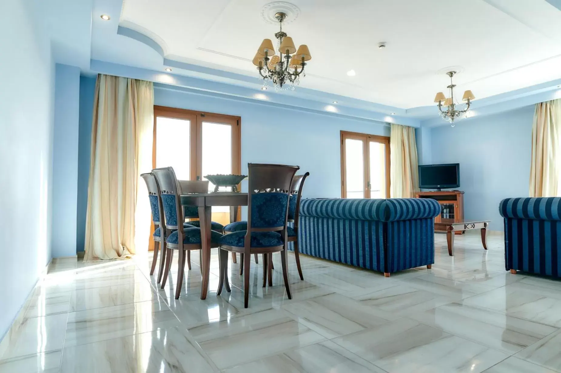 Living room in Nefeli Hotel