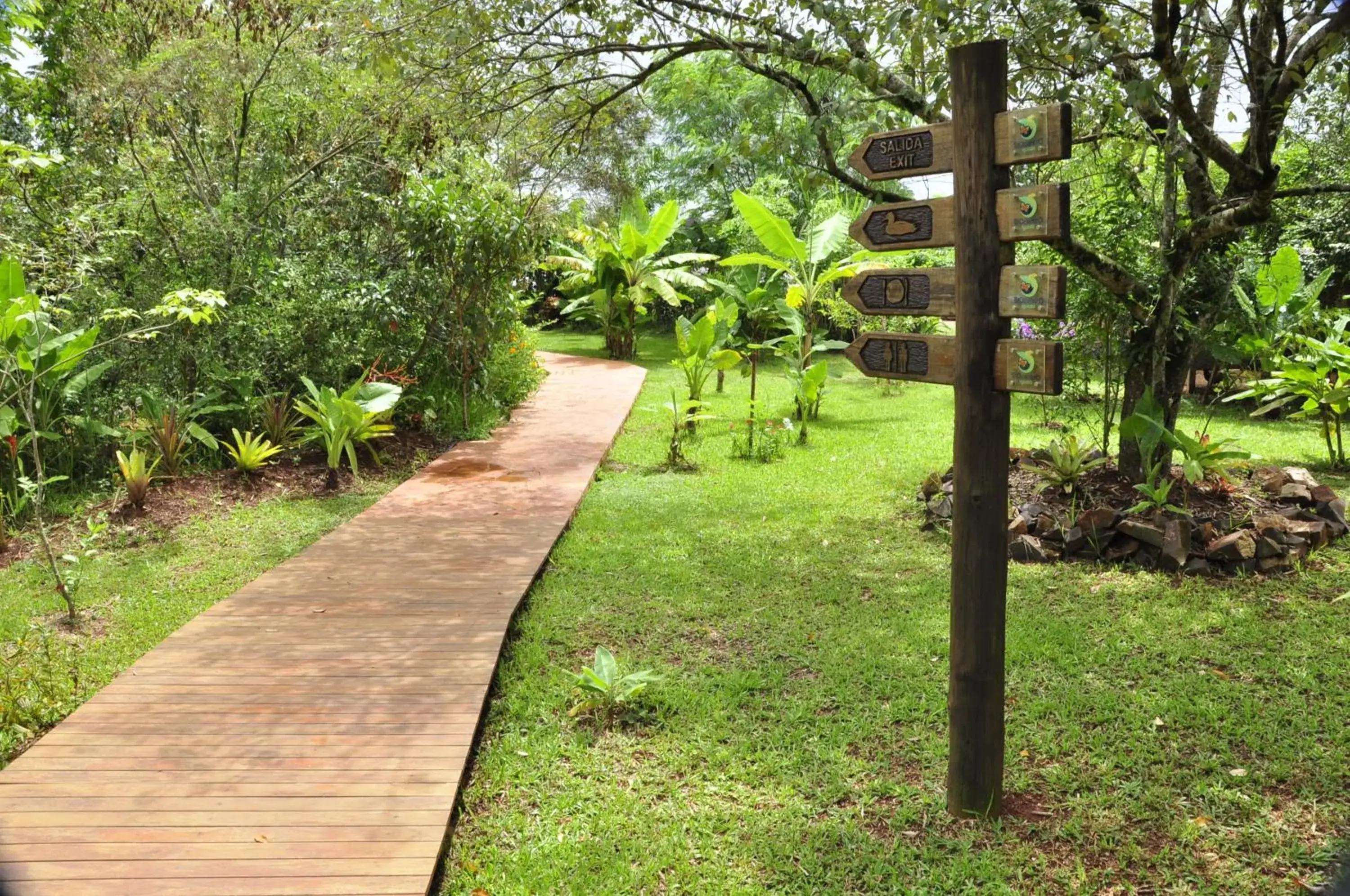 Garden in El Pueblito Iguazú