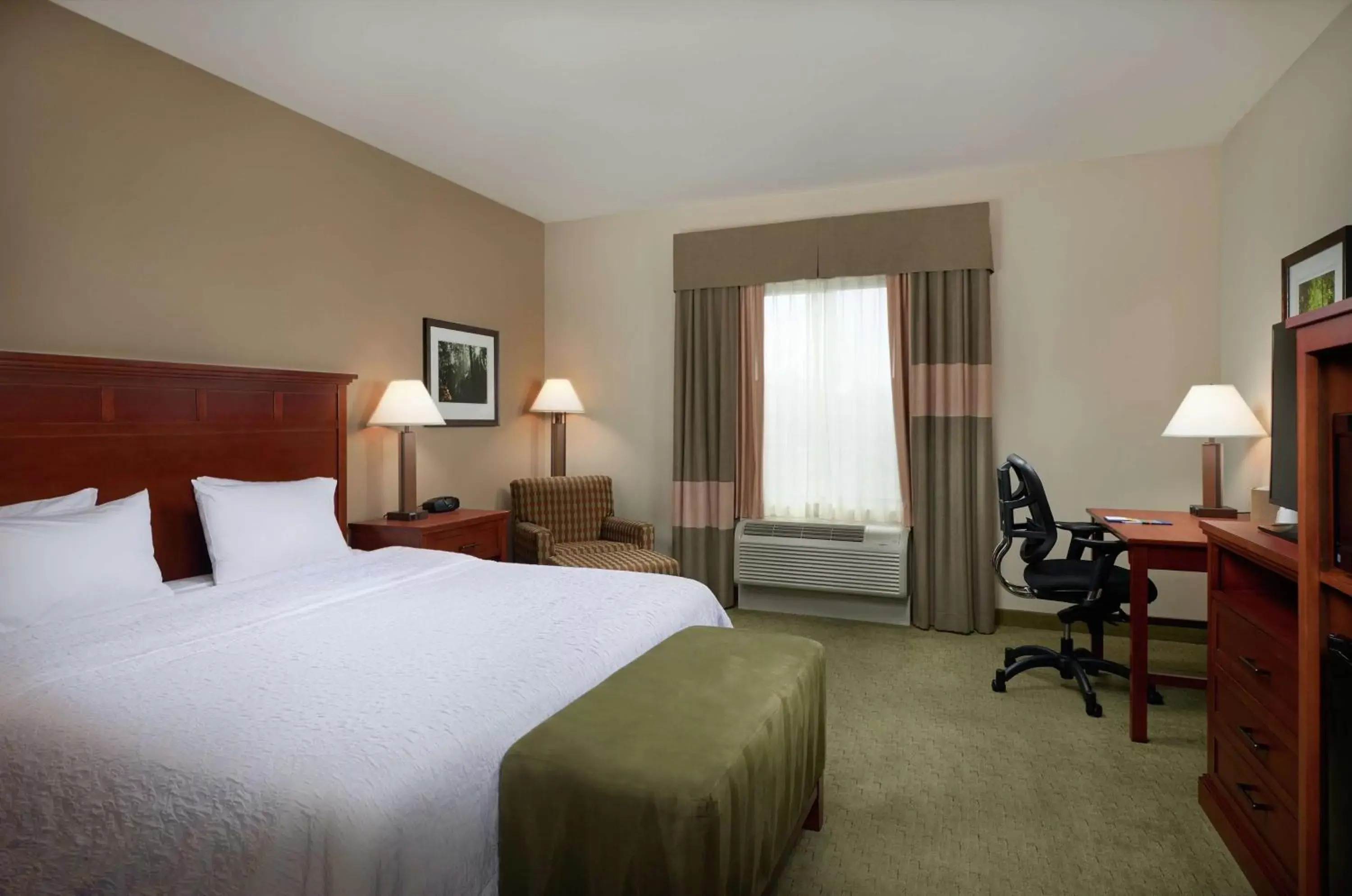 Bedroom in Hampton Inn and Suites Salem