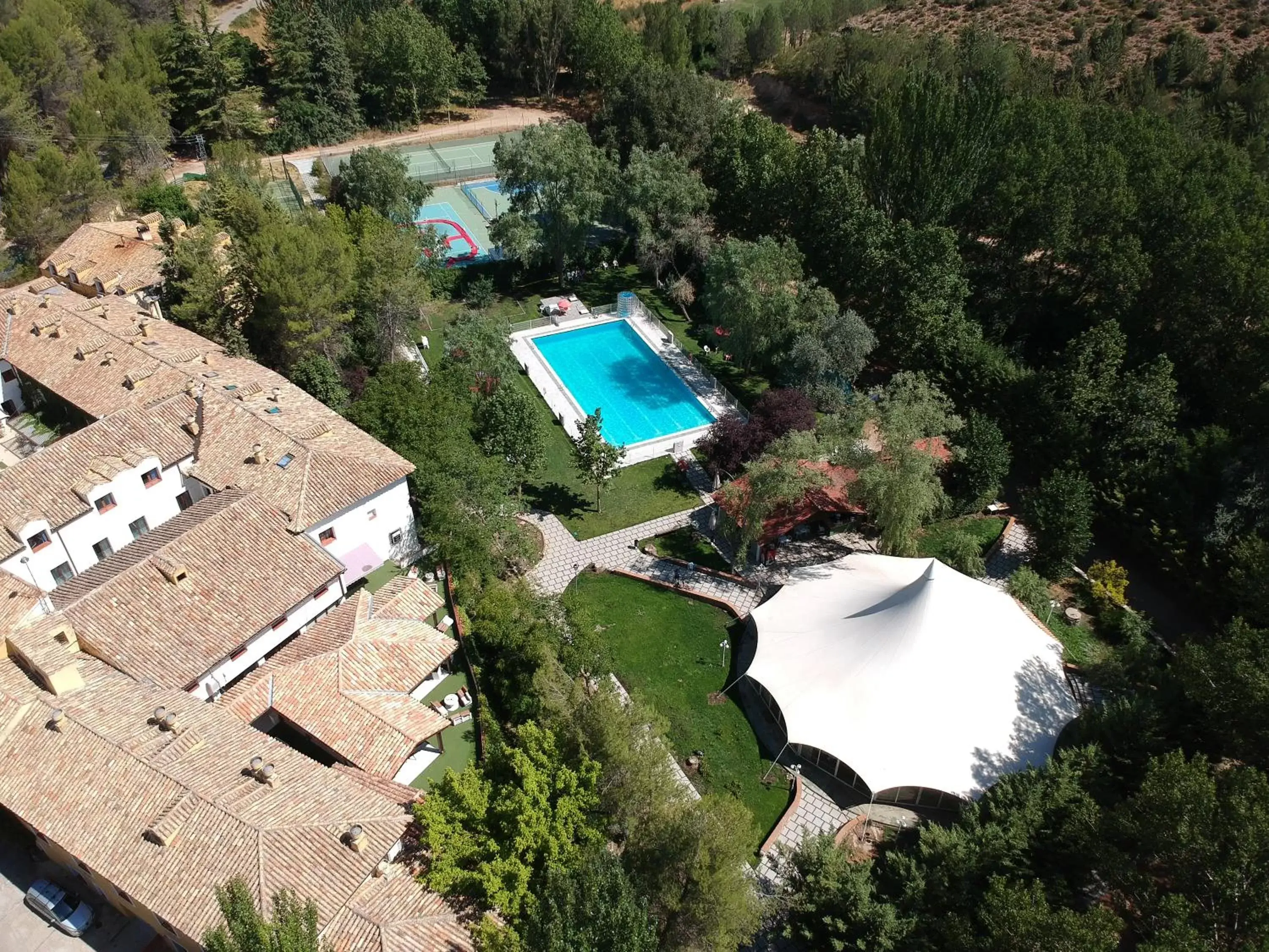 Bird's eye view, Bird's-eye View in Hotel Resort Cueva del Fraile