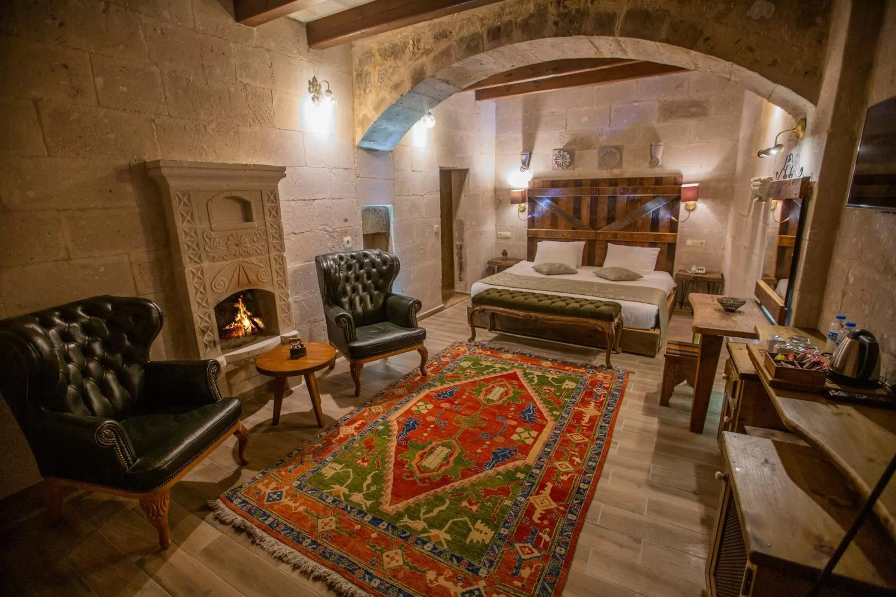 Seating Area in Divan Cave House