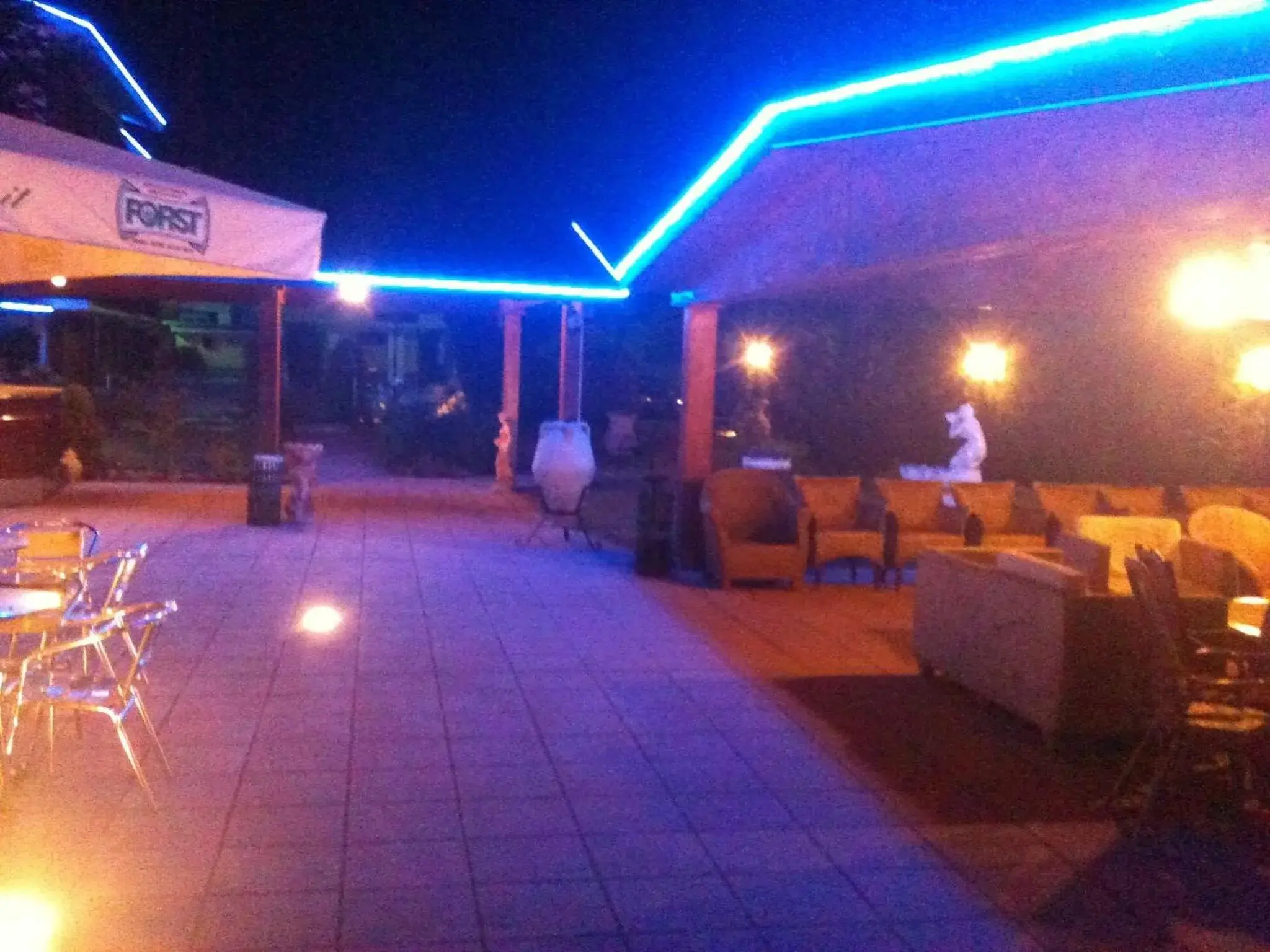 Patio in Hotel Quo Vadis