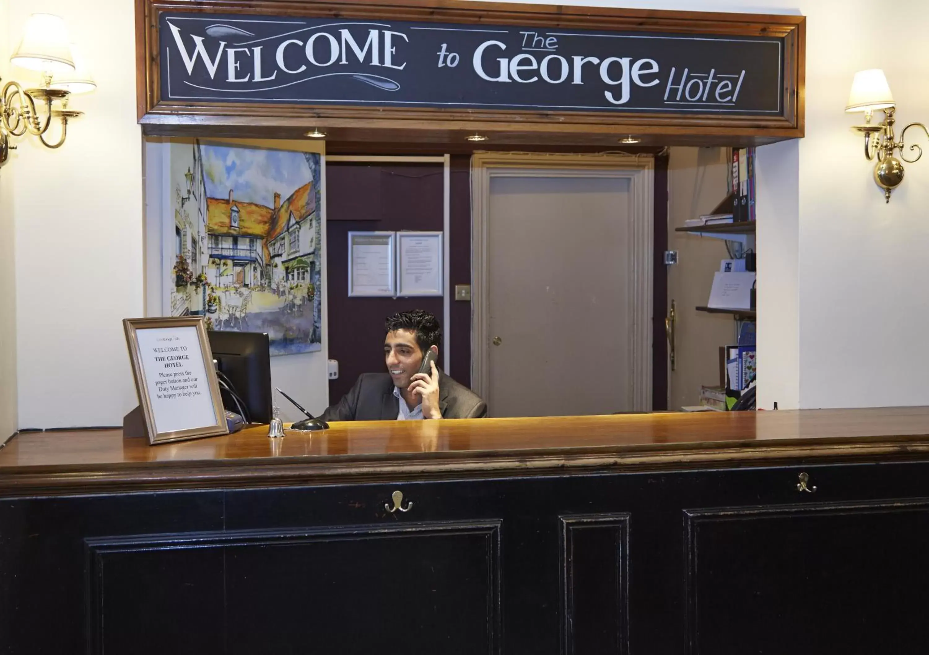 Staff, Lobby/Reception in George Hotel by Greene King Inns
