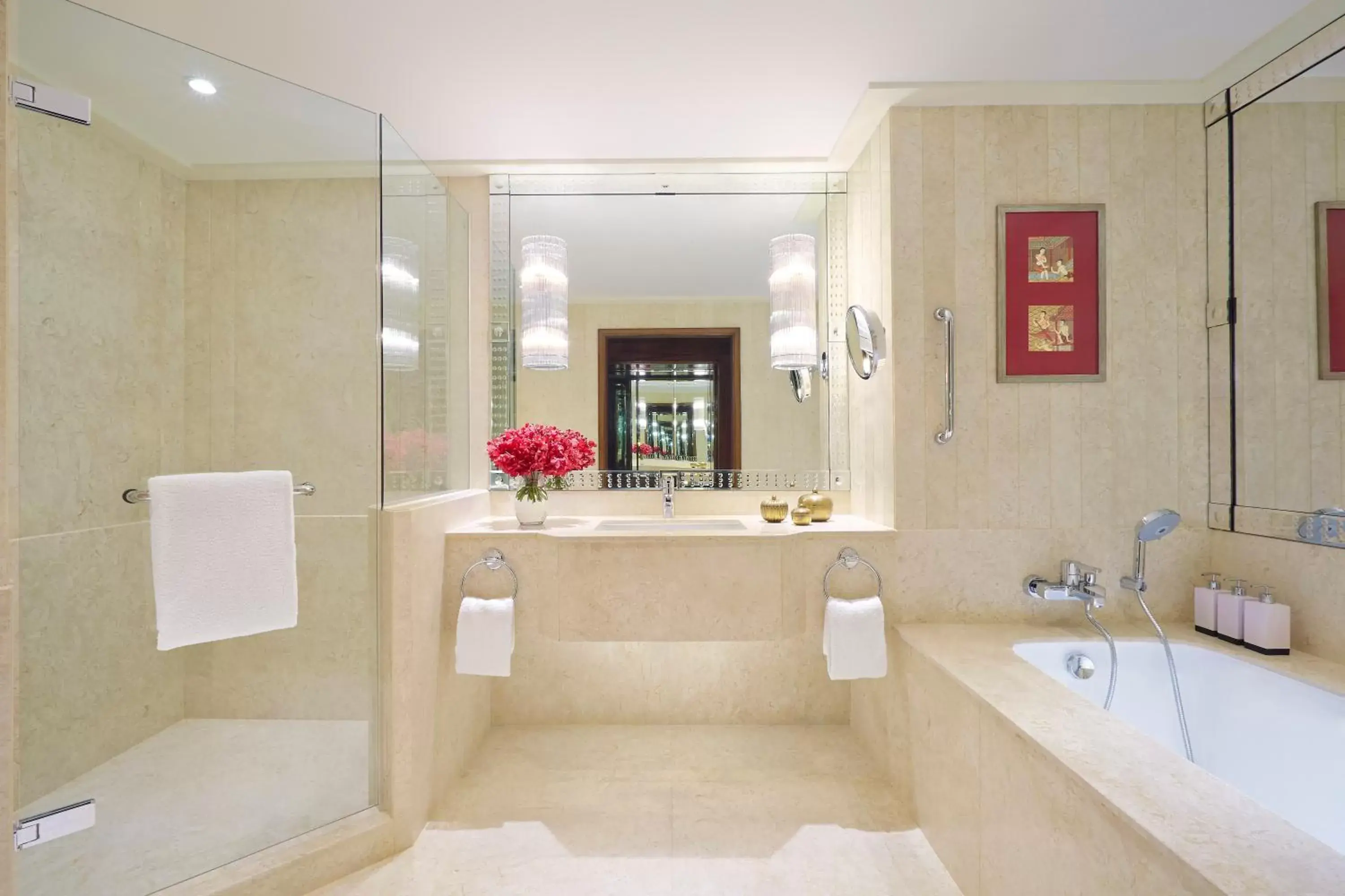 Shower, Bathroom in Anantara Siam Bangkok Hotel