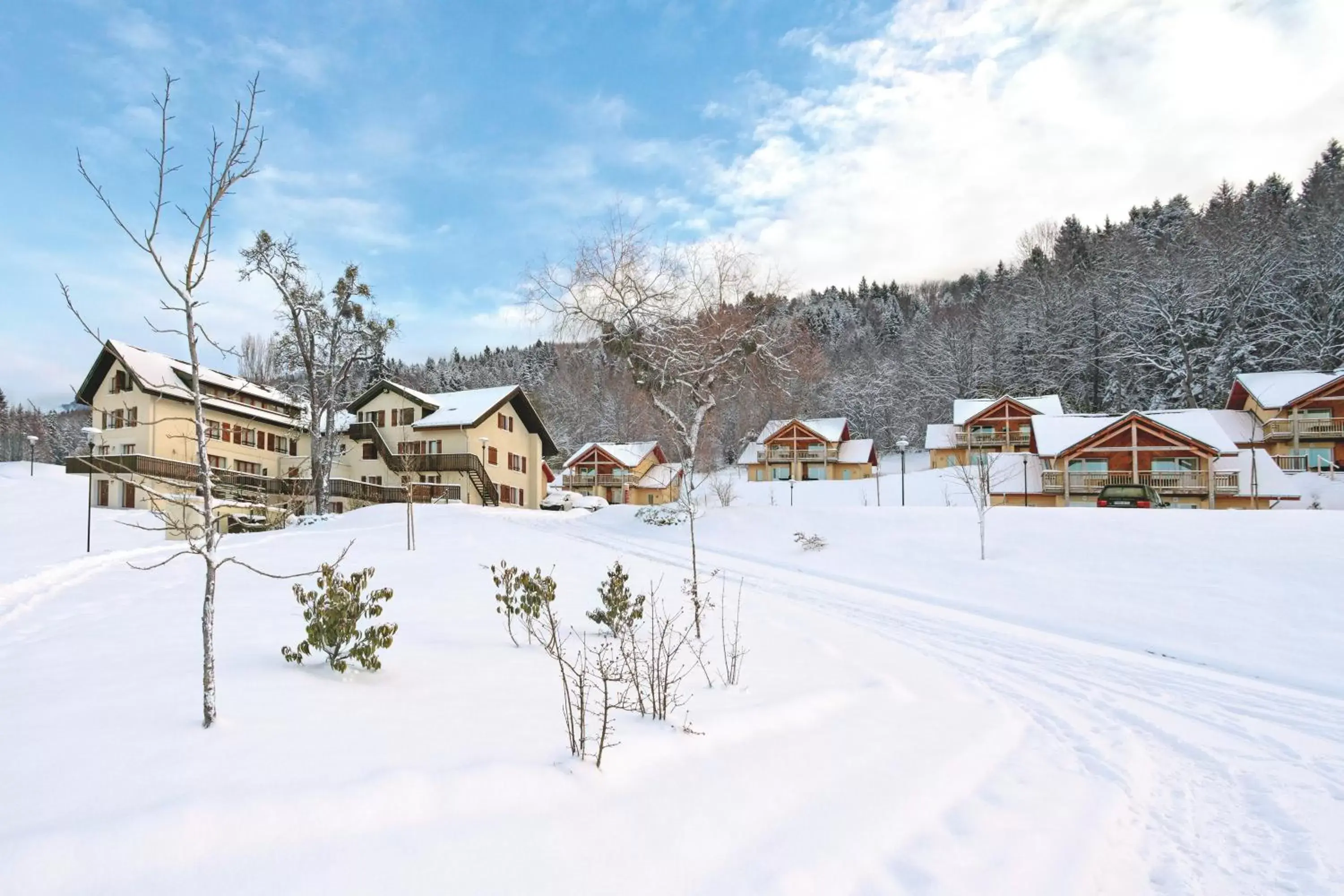 Area and facilities, Winter in Garden & City Evian - Lugrin