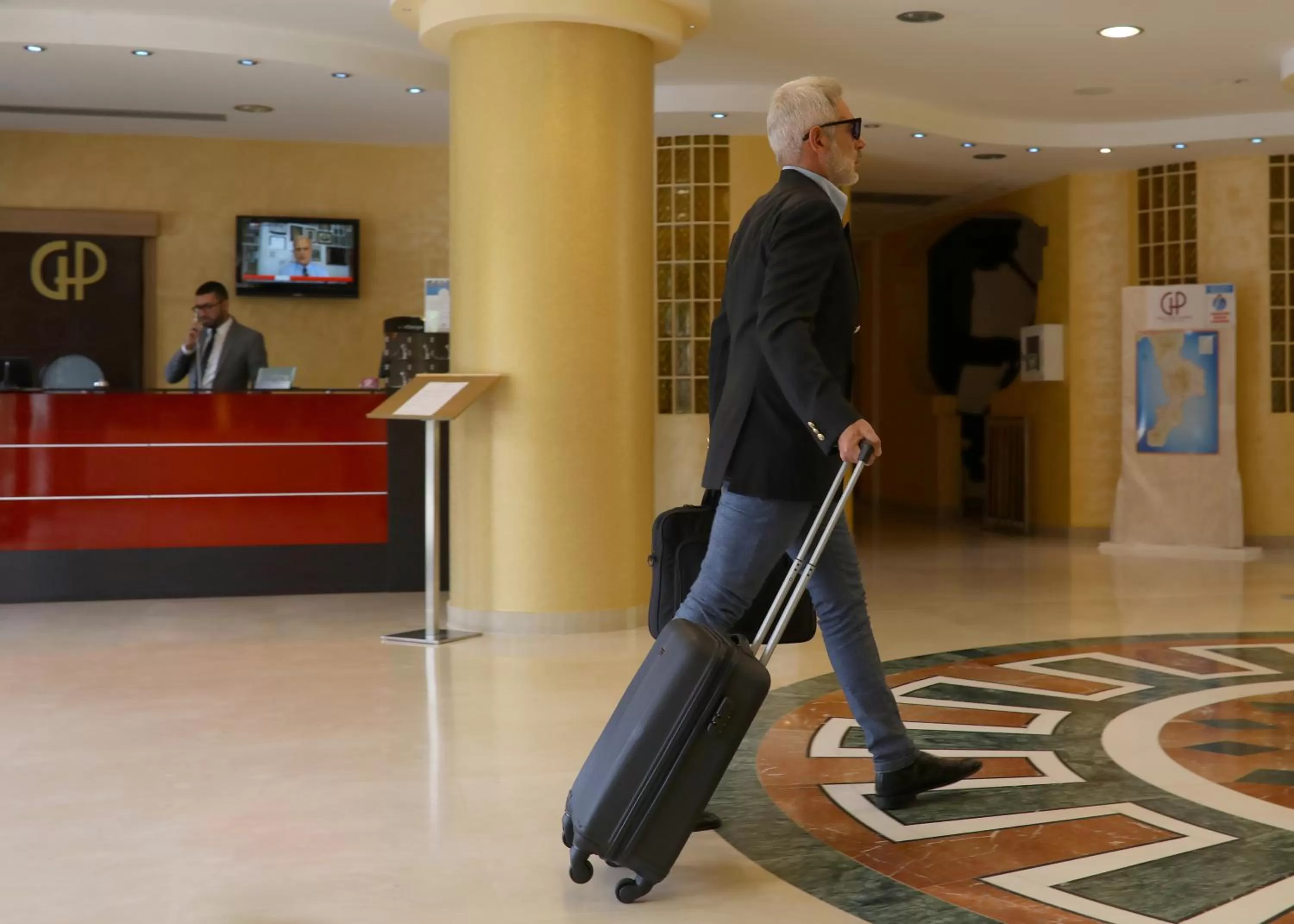 Lobby or reception in Grand Hotel Paradiso