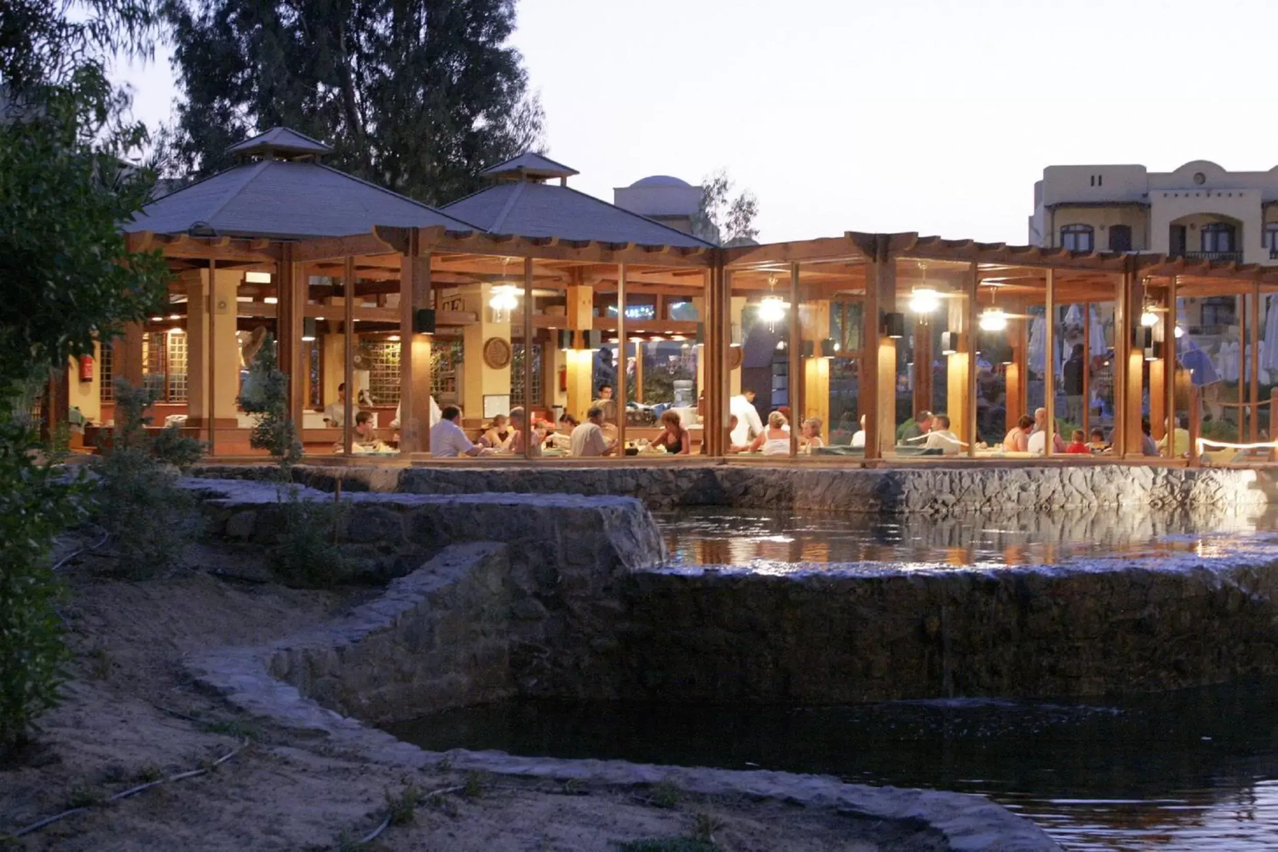 Restaurant/places to eat, Property Building in The Three Corners Rihana Resort El Gouna