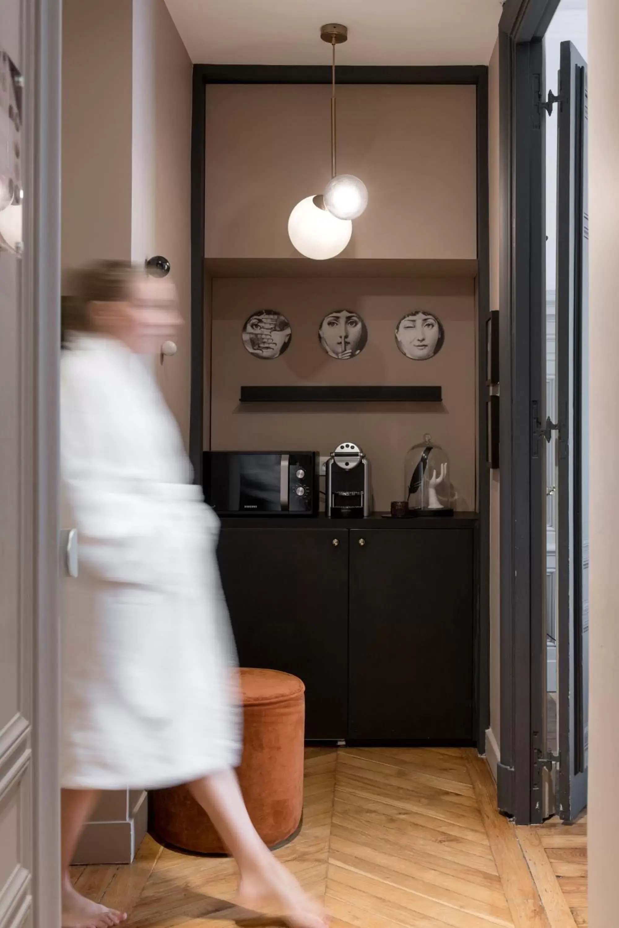 Kitchen or kitchenette in MiHotel Gailleton