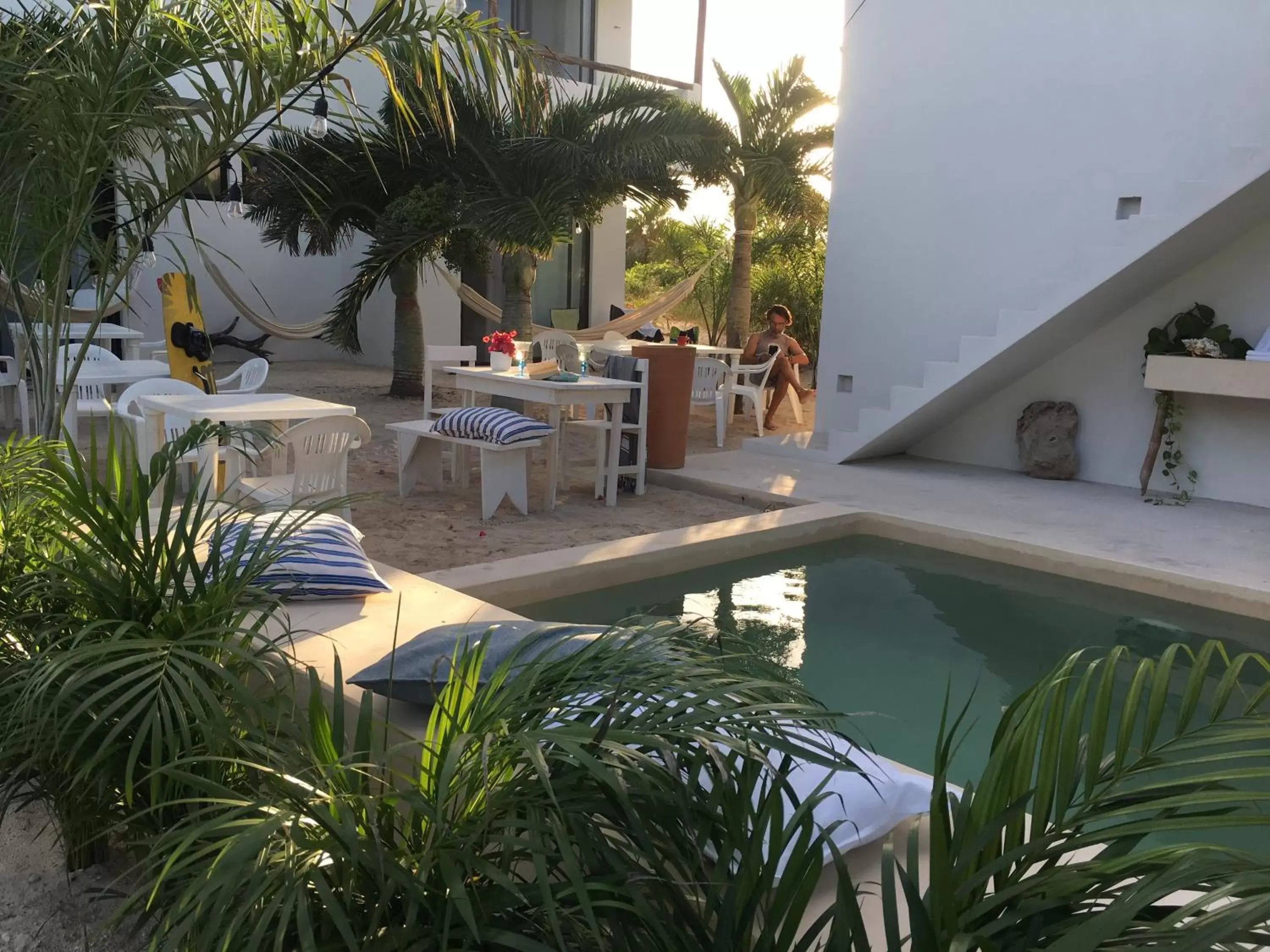 Garden in LunArena Boutique Beach Hotel Yucatan Mexico