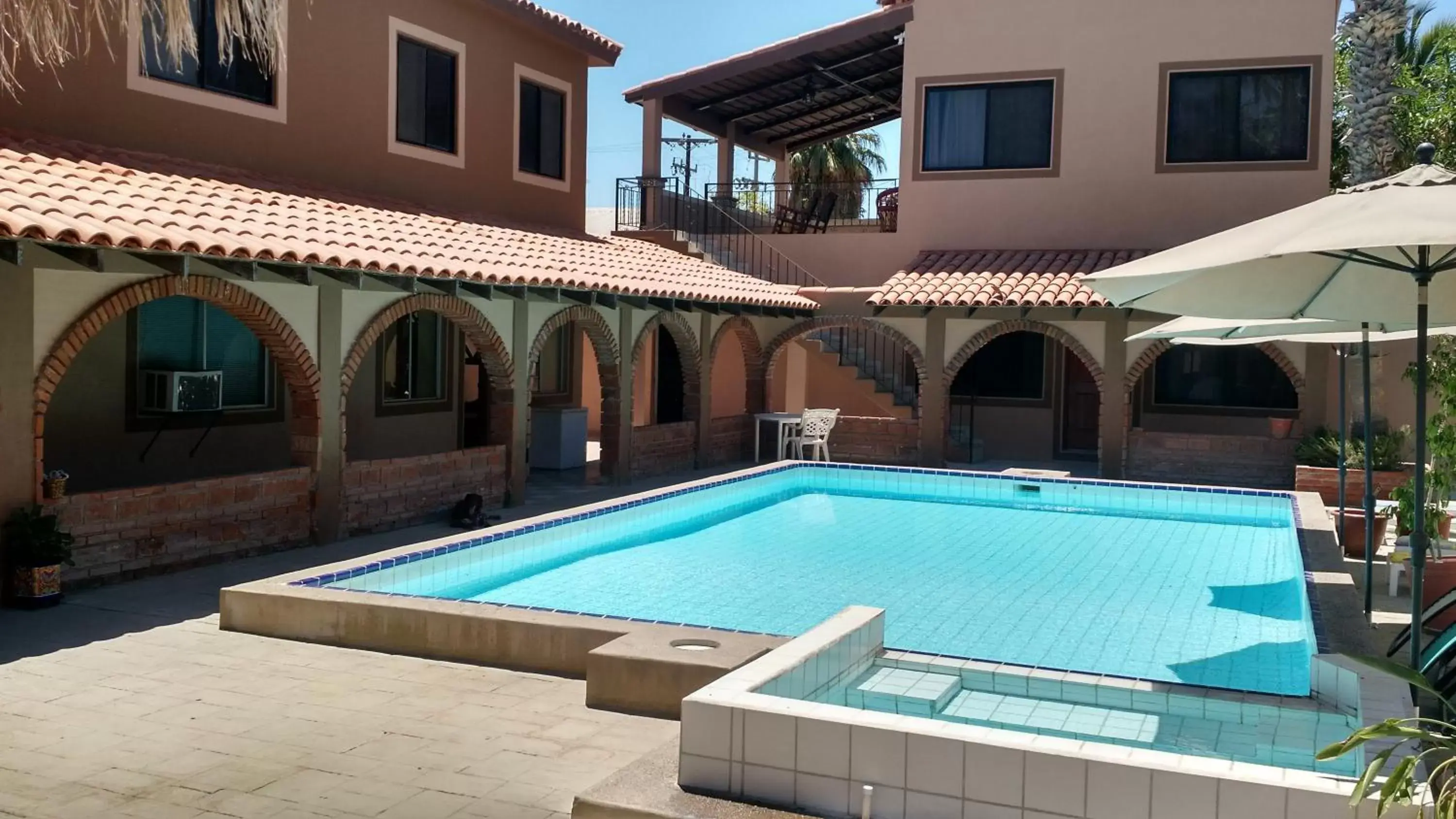 Facade/entrance, Swimming Pool in Loreto Playa Boutique Hotel