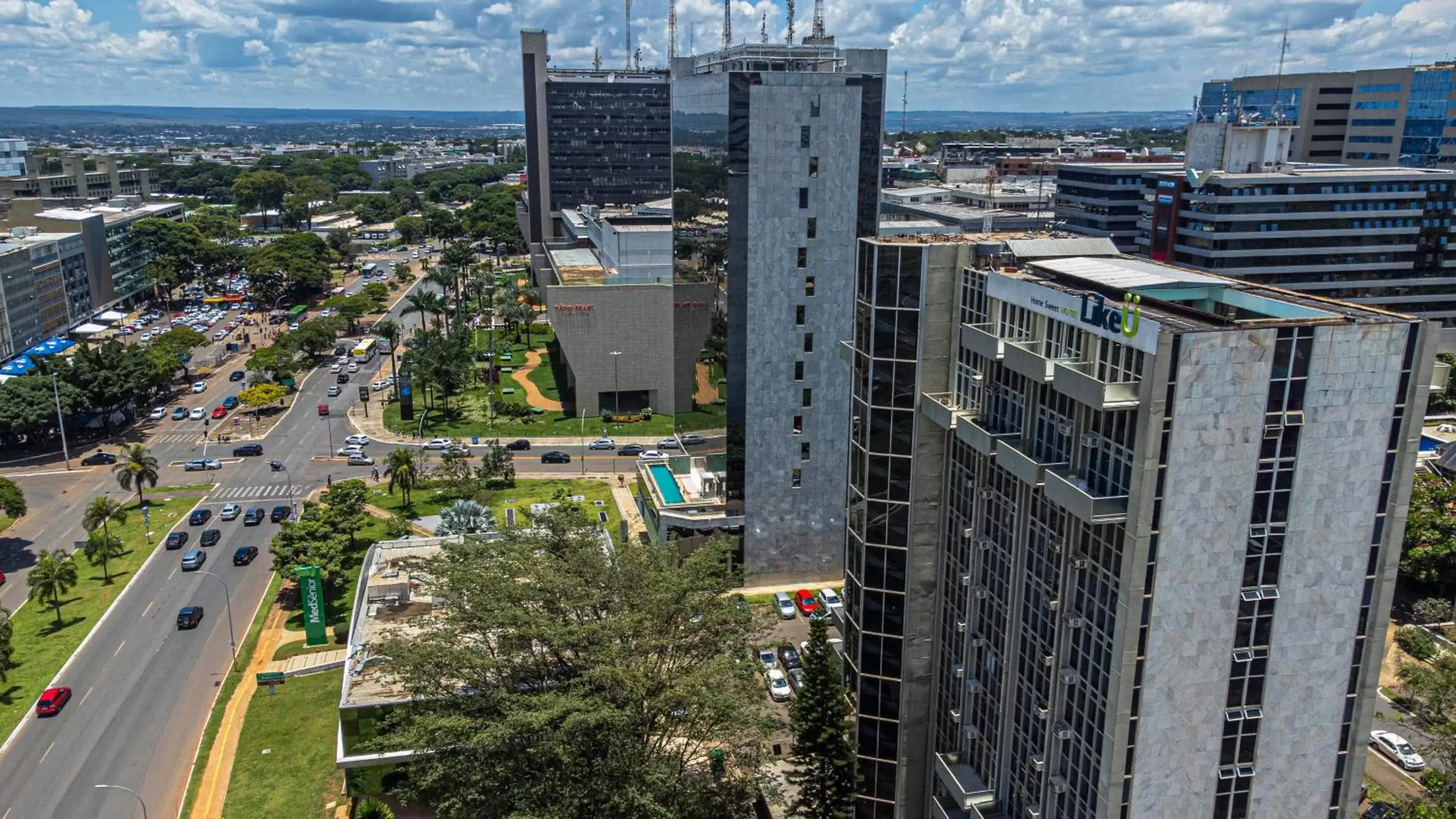 Property building in Like U Hotel Brasília Property building in Like U Hotel Brasília