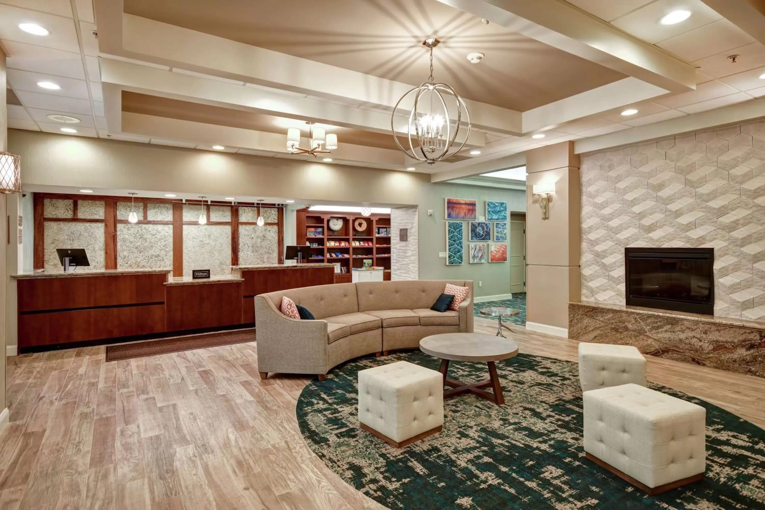 Lobby or reception in Homewood Suites by Hilton Tampa-Port Richey
