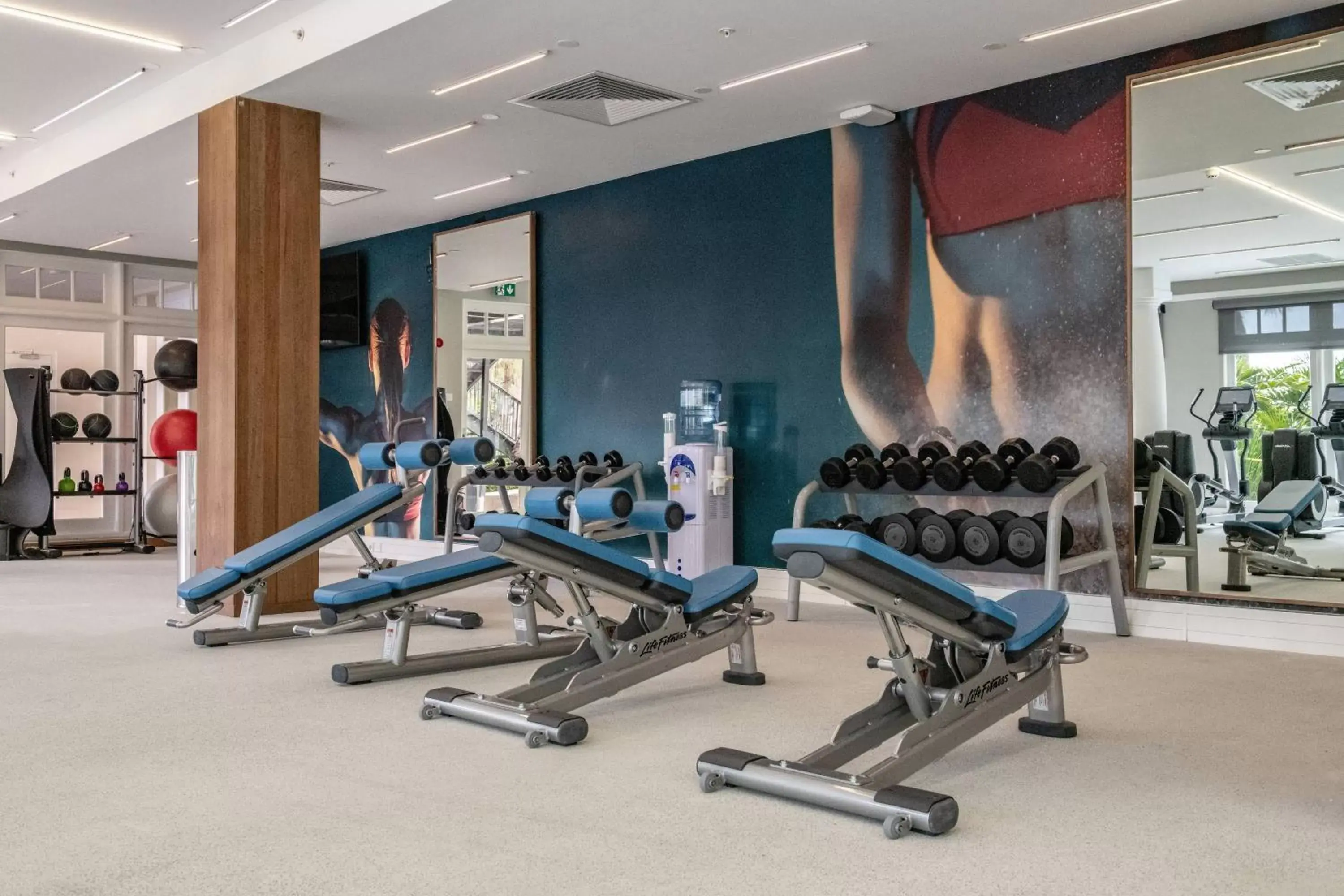 Fitness centre/facilities, Fitness Center/Facilities in Curaçao Marriott Beach Resort