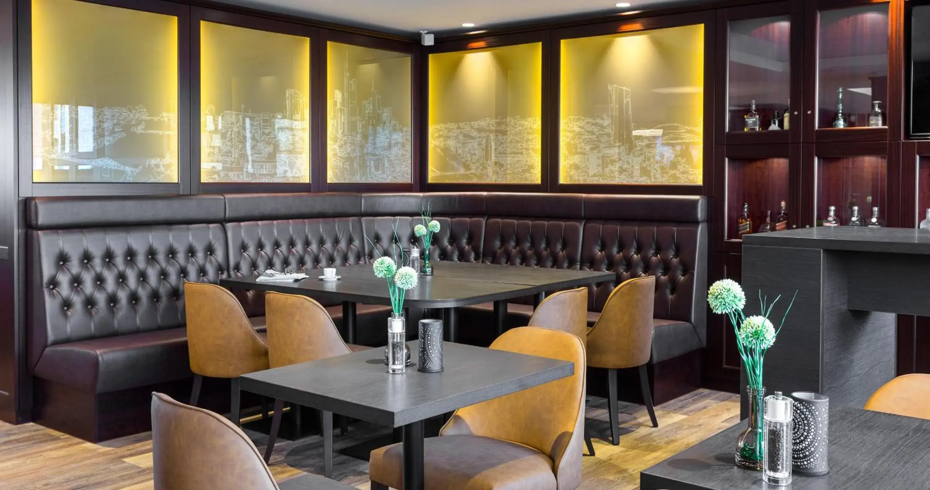 Lounge or bar, Restaurant/Places to Eat in Aparthotel Adagio Frankfurt City Messe