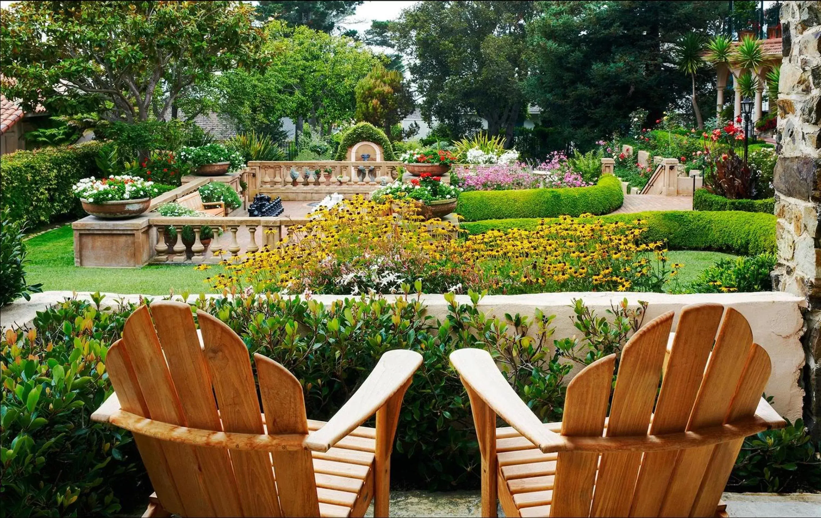 Patio in La Playa Hotel