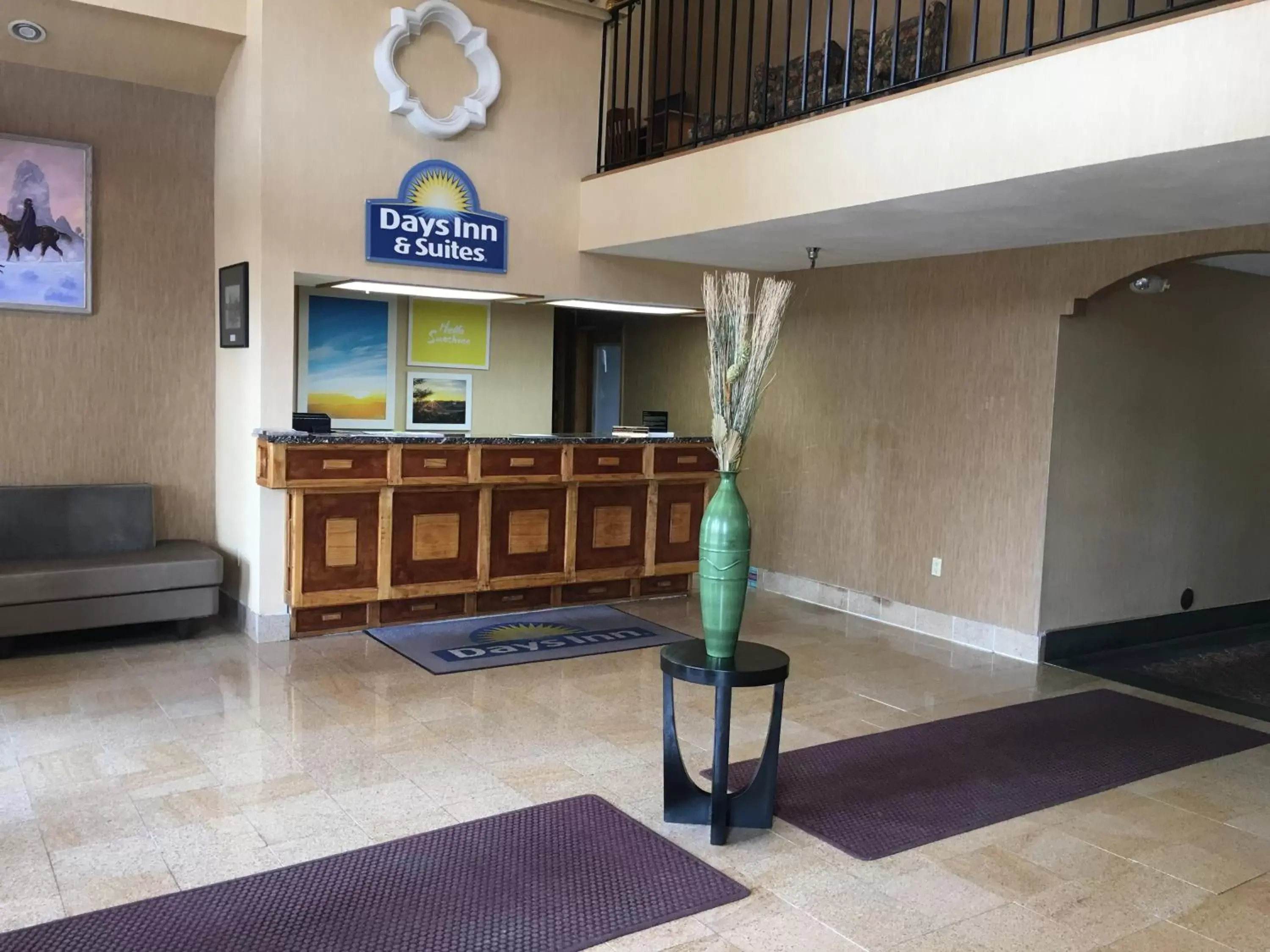 Lobby or reception in Days Inn & Suites by Wyndham Red Rock-Gallup Lobby or reception in Days Inn & Suites by Wyndham Red Rock-Gallup