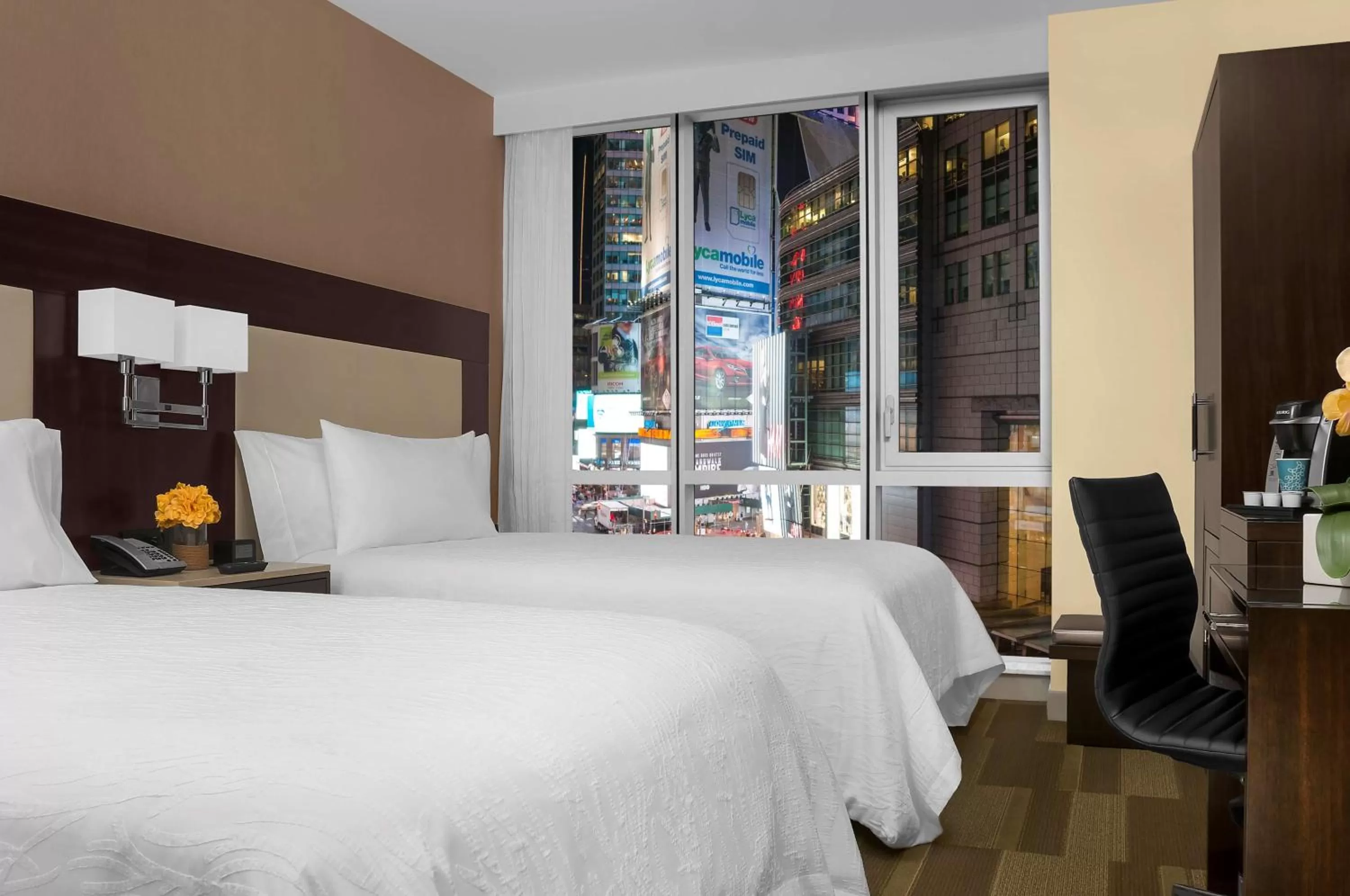 Double Room with Two Double Beds - Disability Access Tub in Hilton Garden Inn New York - Times Square Central