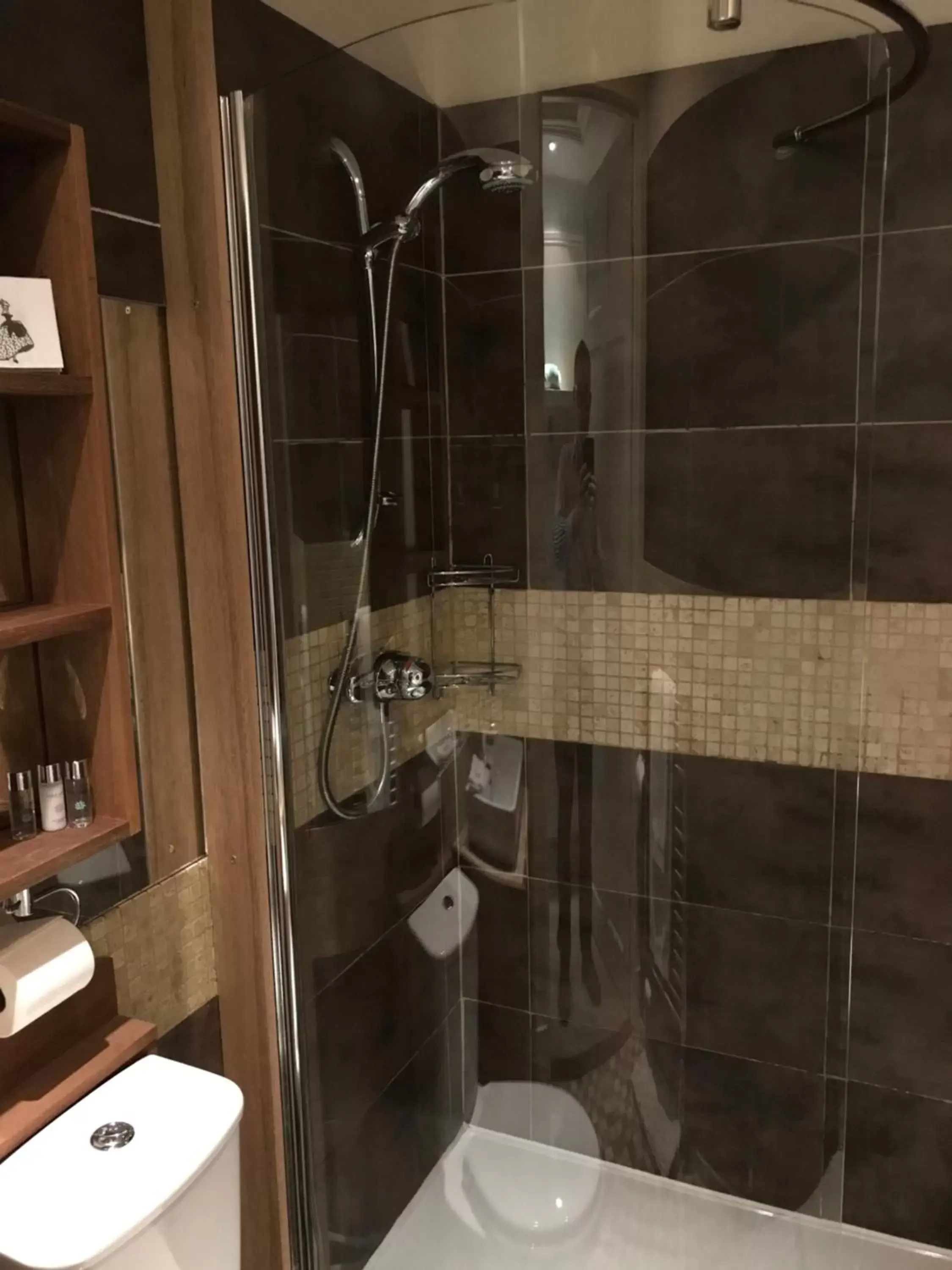 Shower, Bathroom in Ashtree House Hotel, Glasgow Airport & Paisley