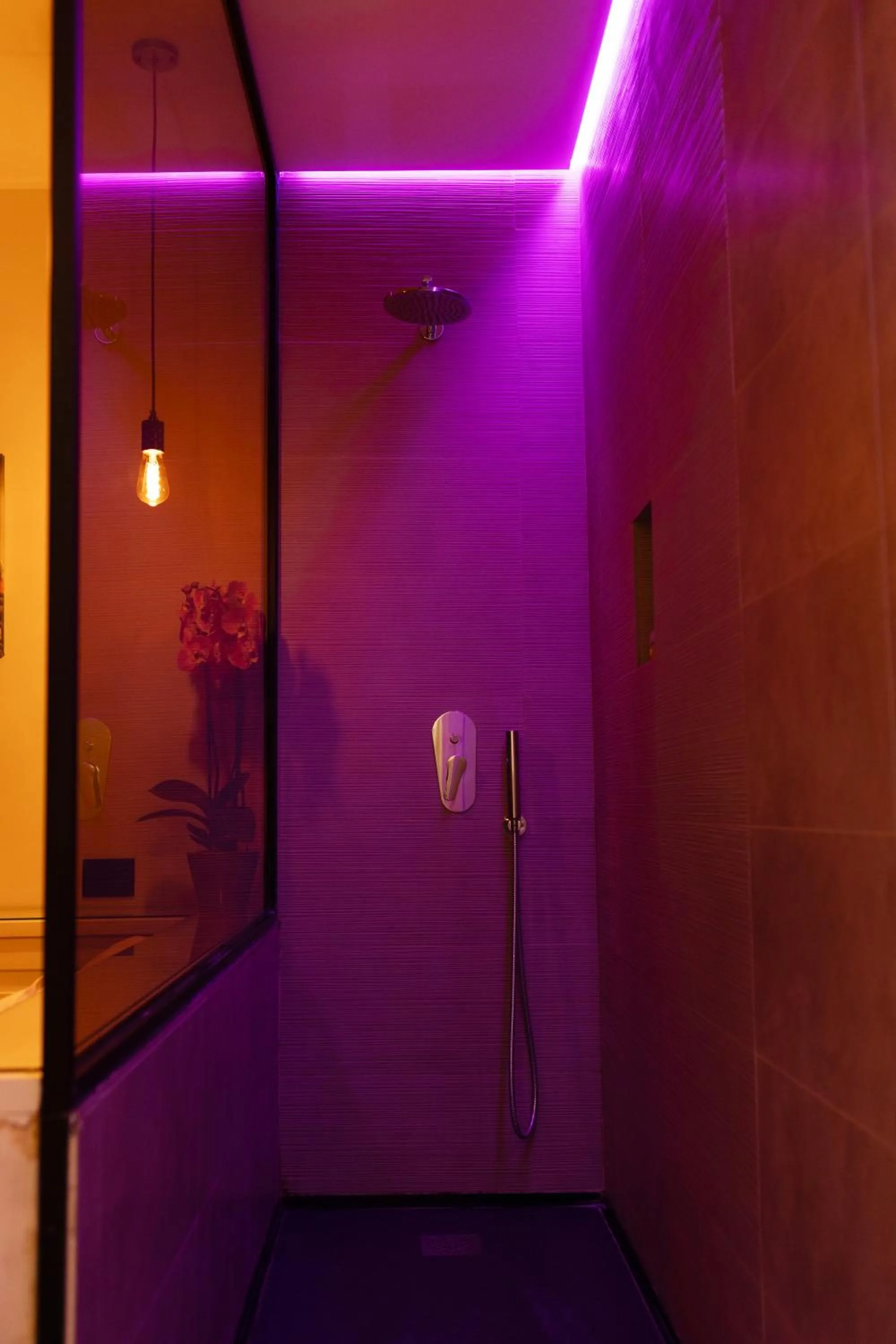 Shower in Hotel Giotto Flavia