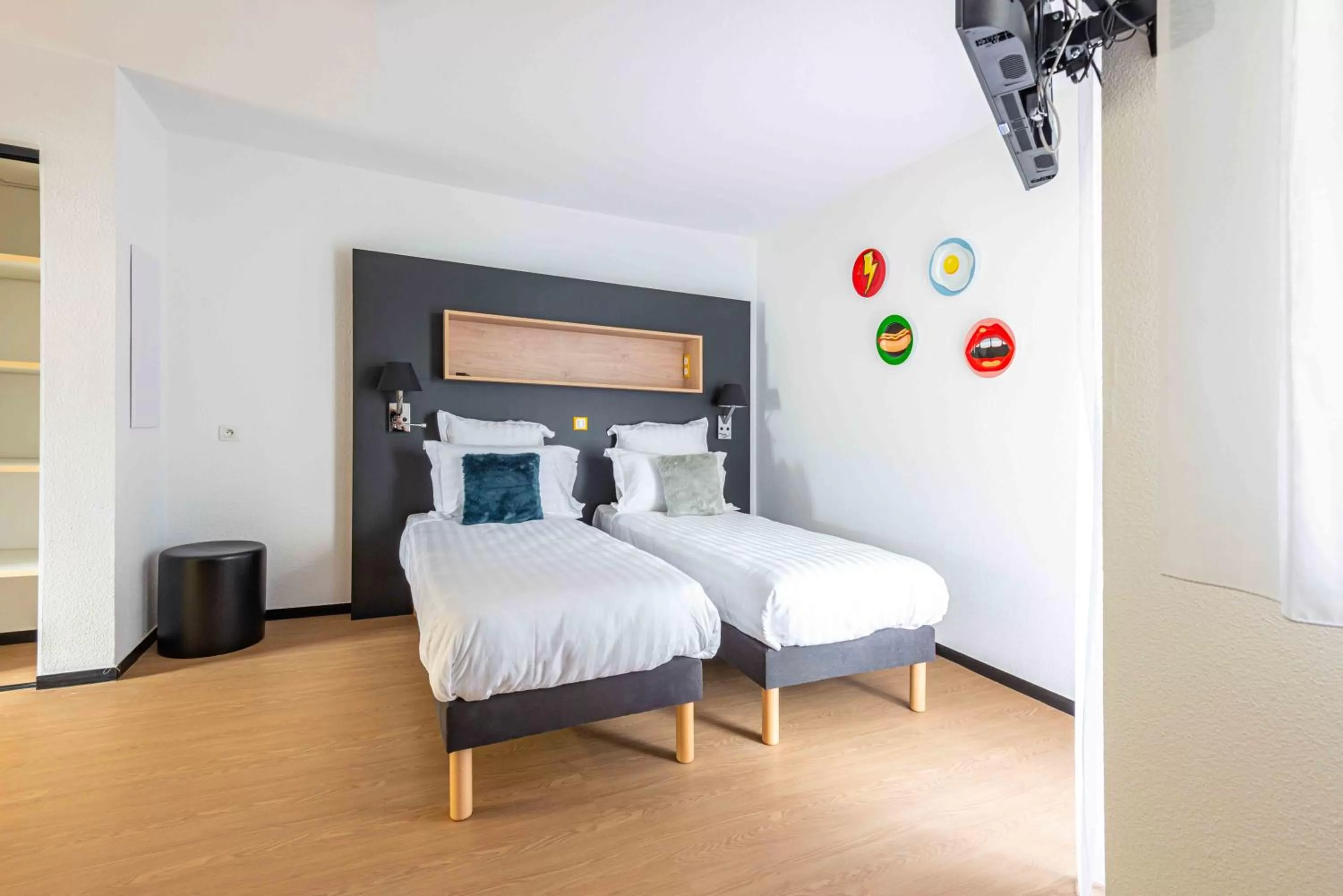 Bed in Apparthotel Le Hüb Grenoble