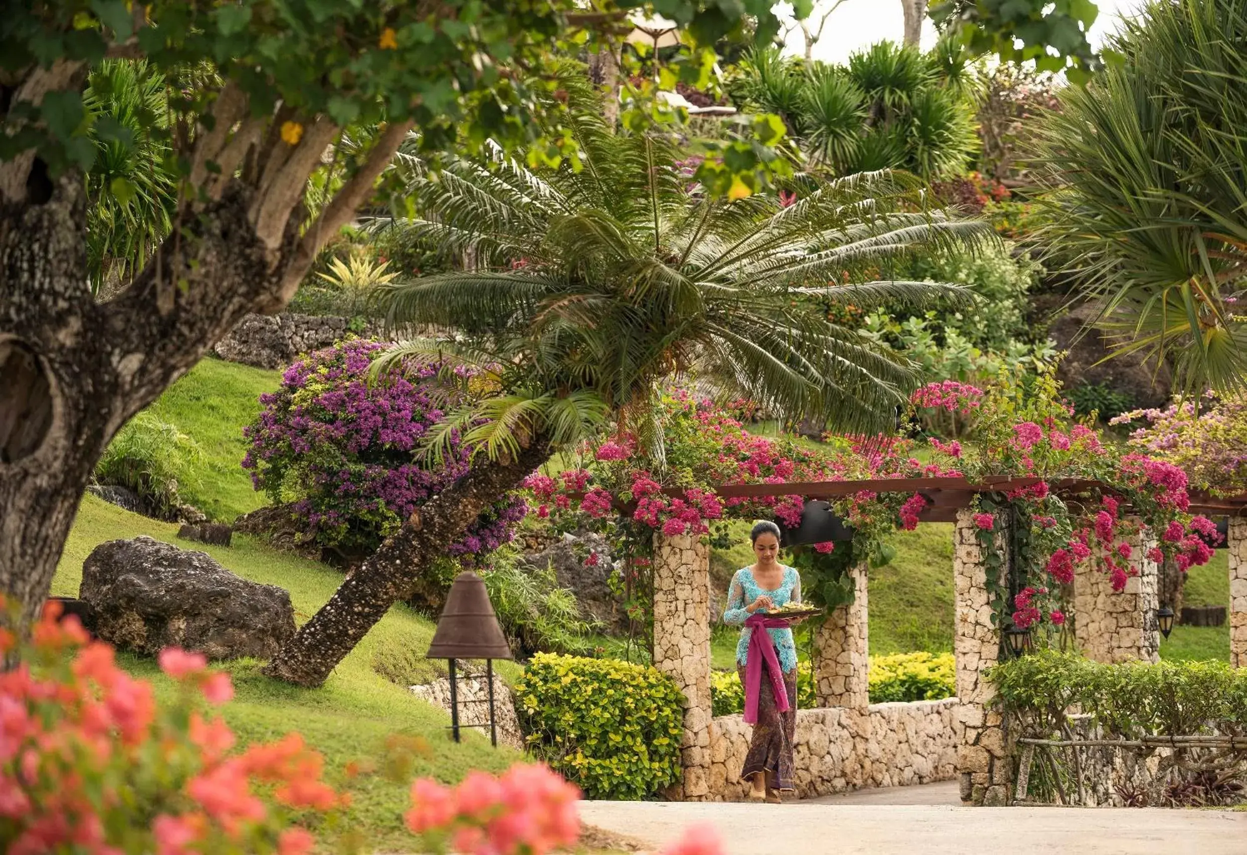 Garden in Four Seasons Resort Bali at Jimbaran Bay