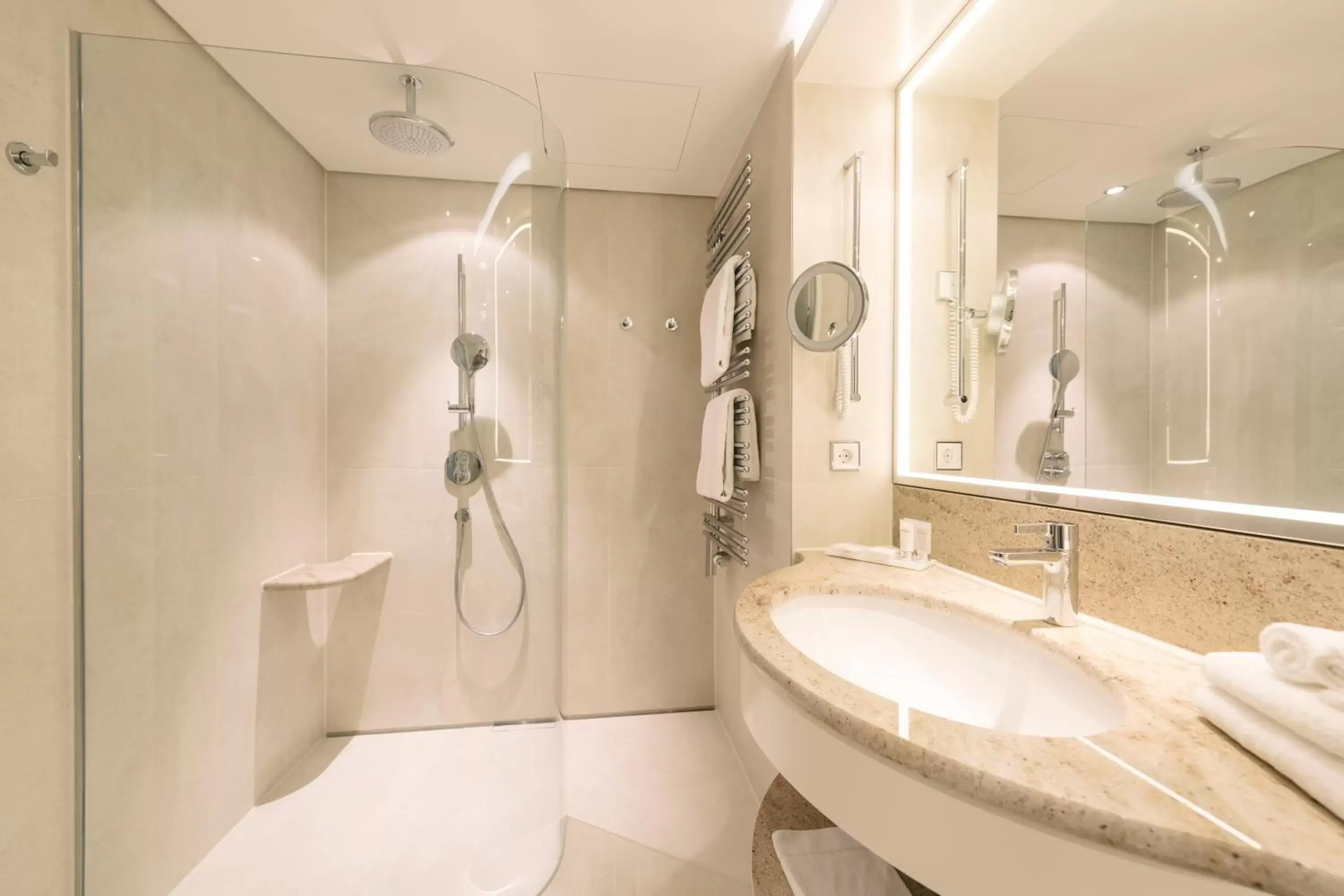 Shower, Bathroom in GRAND ELYSEE Hamburg