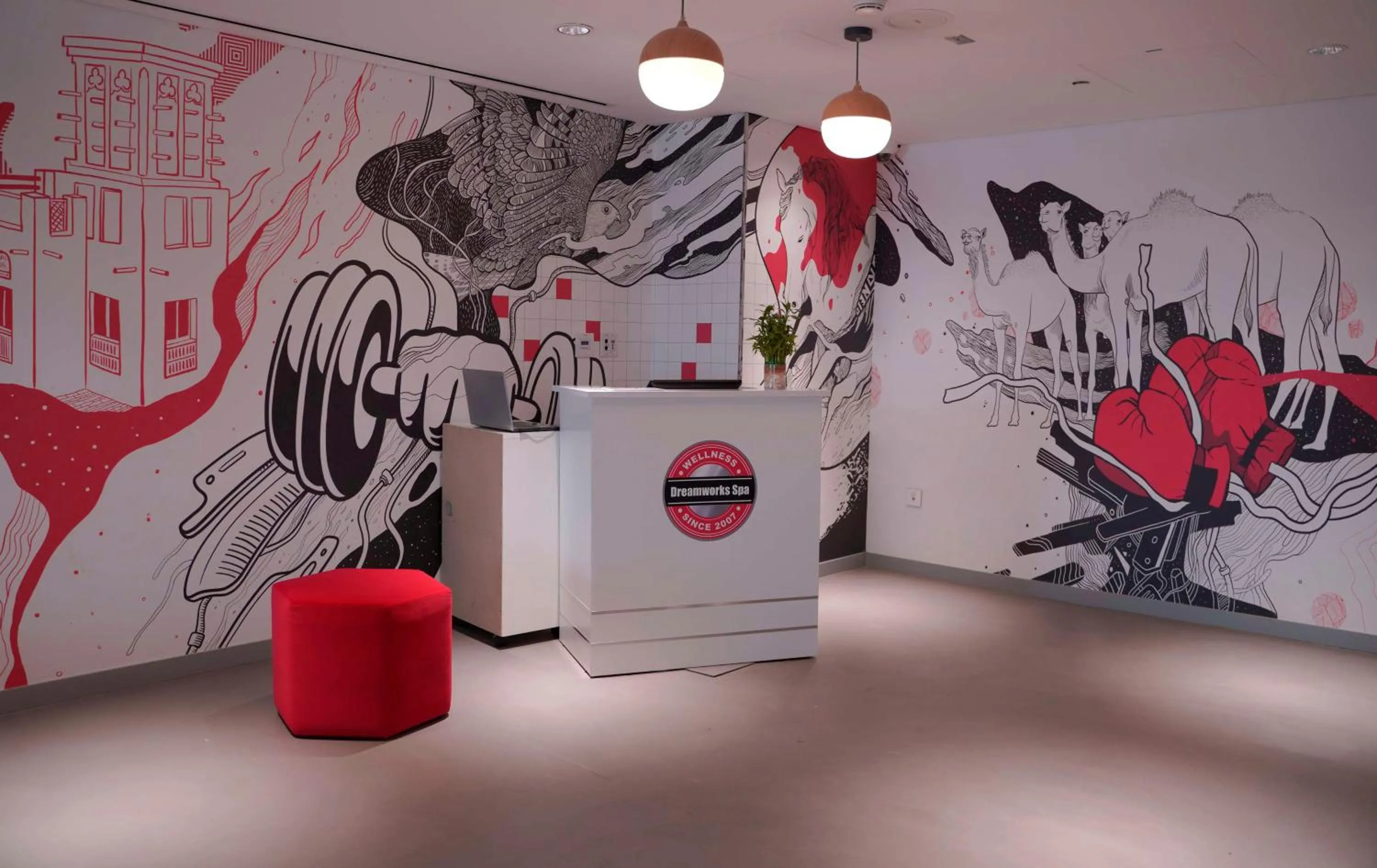 Spa and wellness centre/facilities in Radisson RED Dubai Silicon Oasis