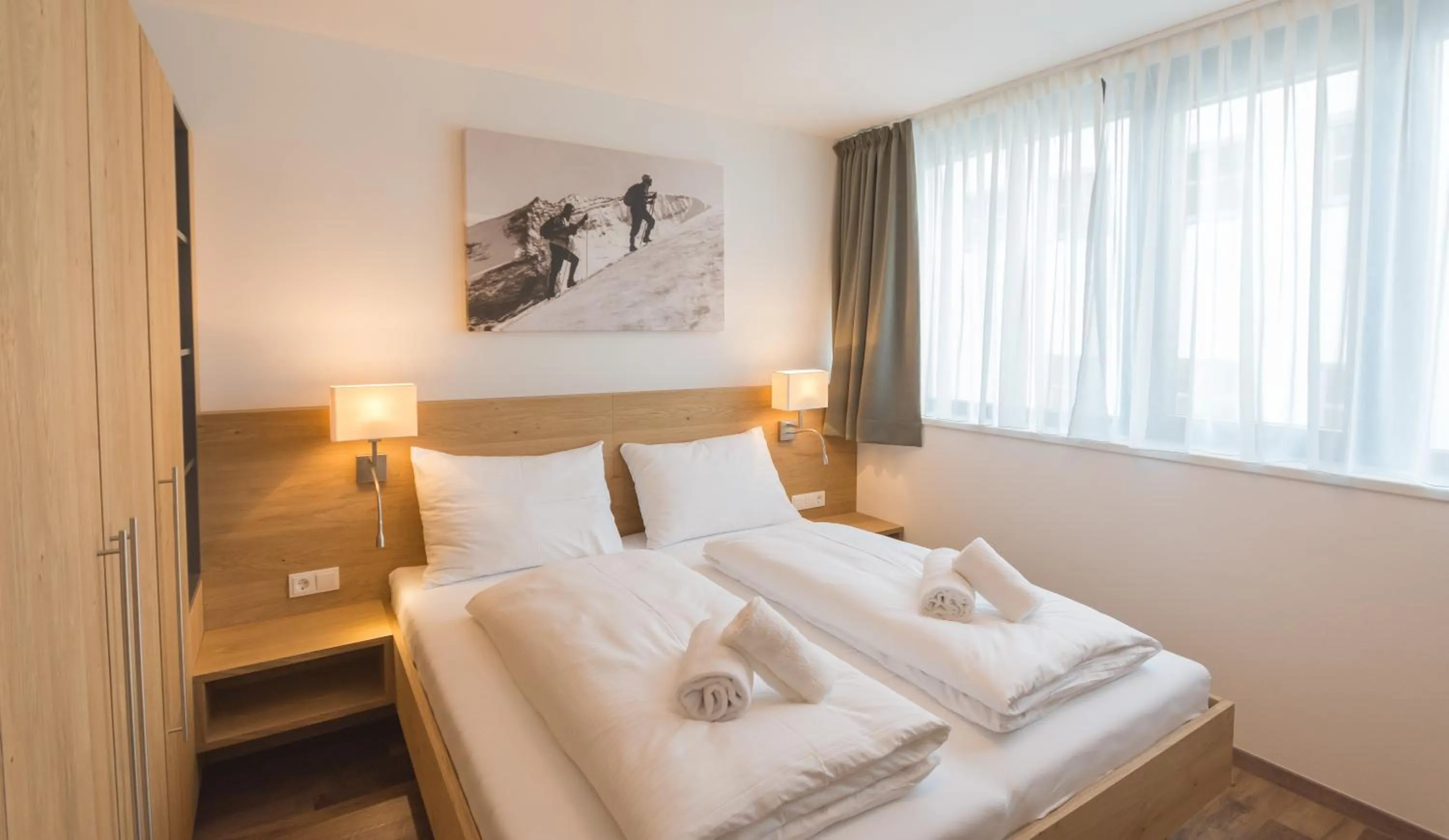 Bedroom, Bed in Schönblick Residence - Absolut Alpine Apartments