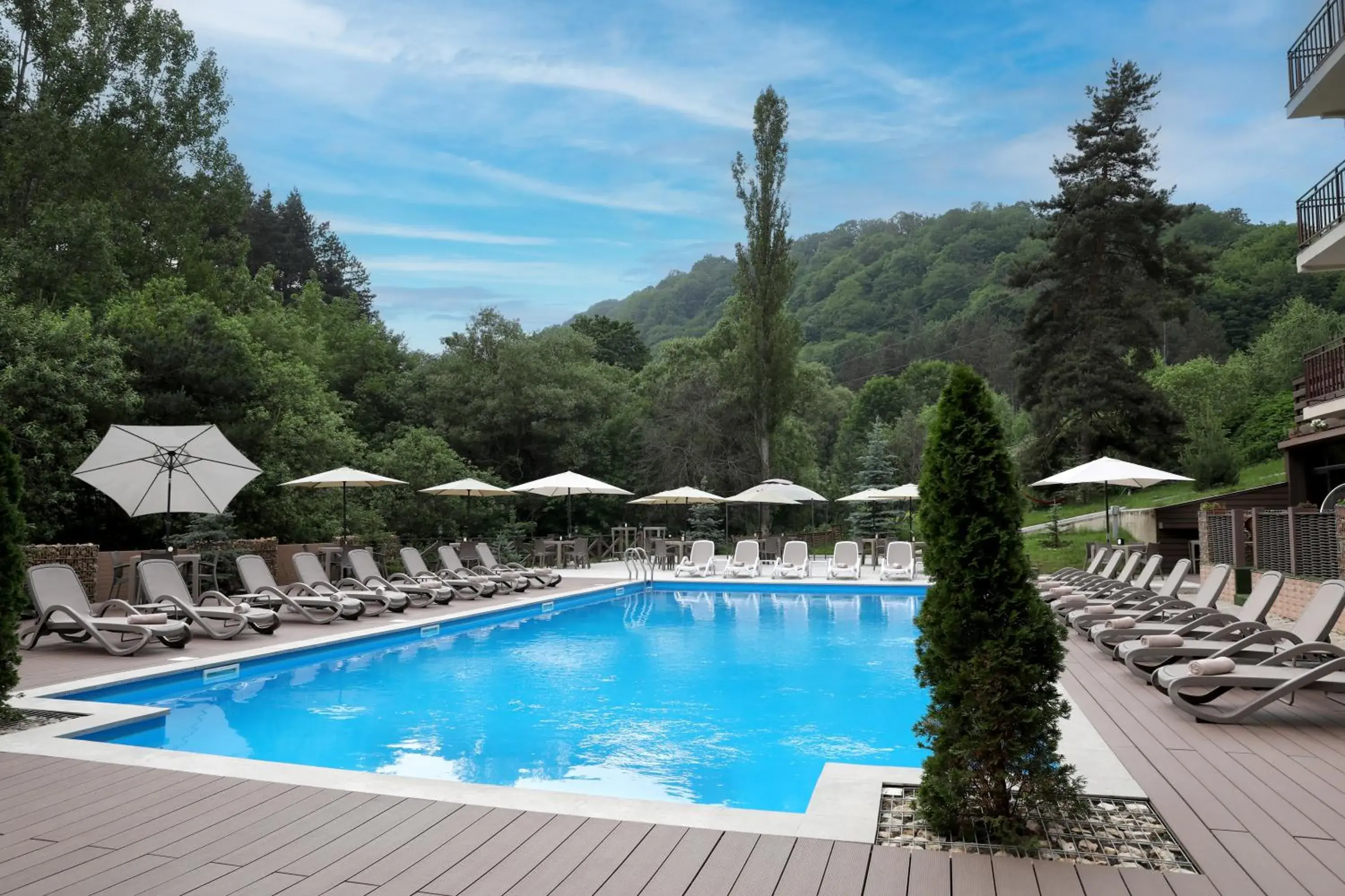 Property building, Swimming Pool in Best Western Plus Paradise Hotel Dilijan