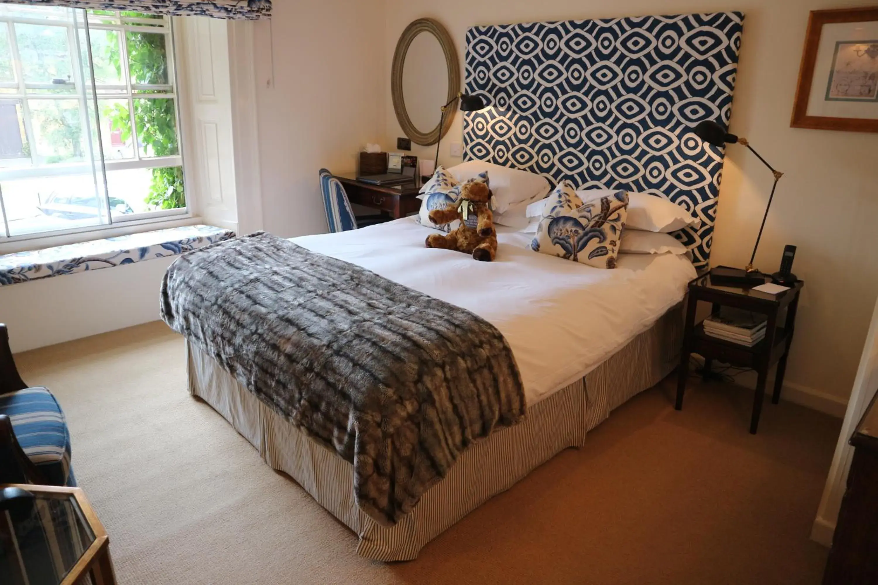 Bedroom, Bed in The Manor House Hotel