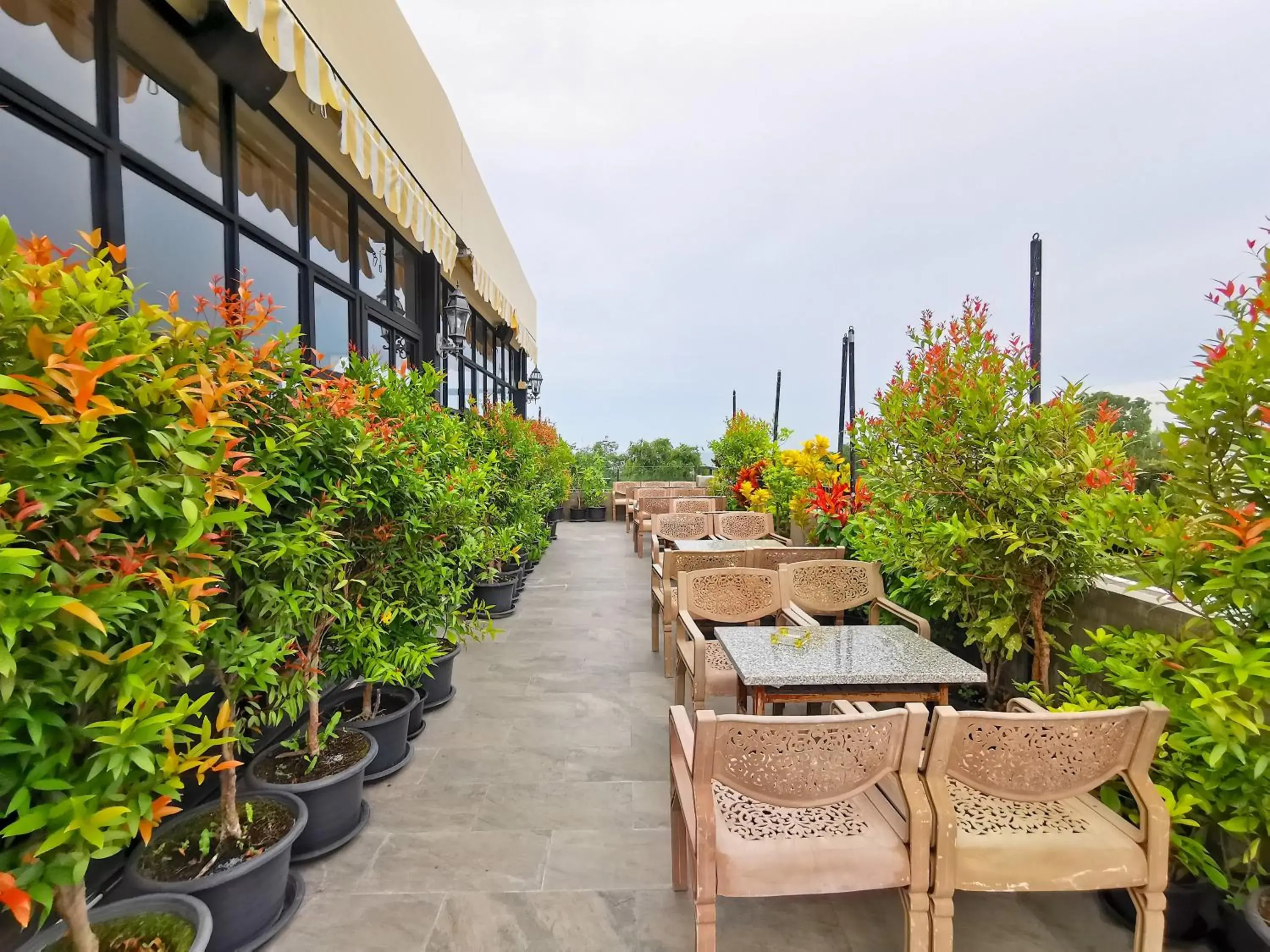 Patio in Lertnimit Boutique Hotel