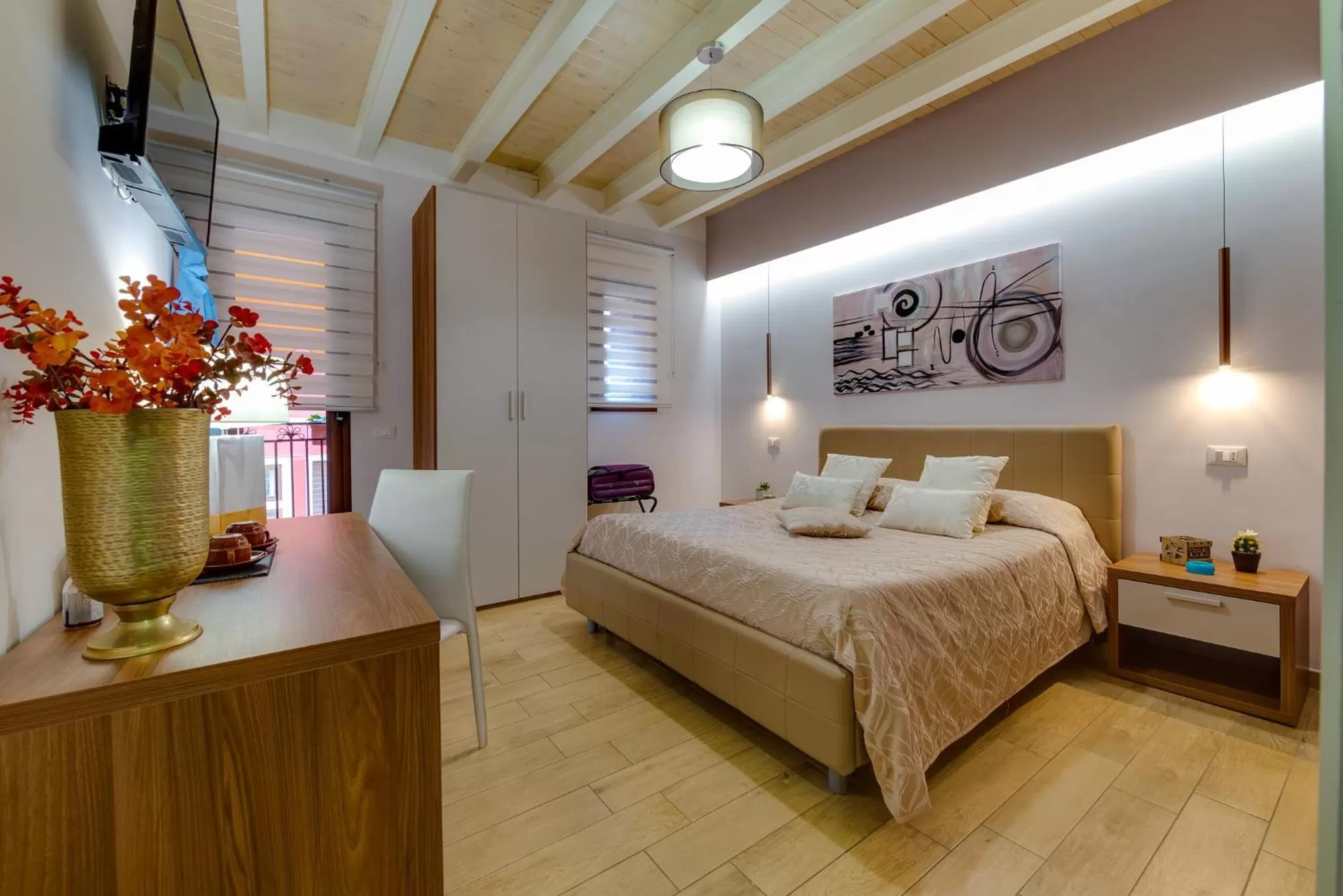 Photo of the whole room, Bed in La Finestra sul Cortile B&B