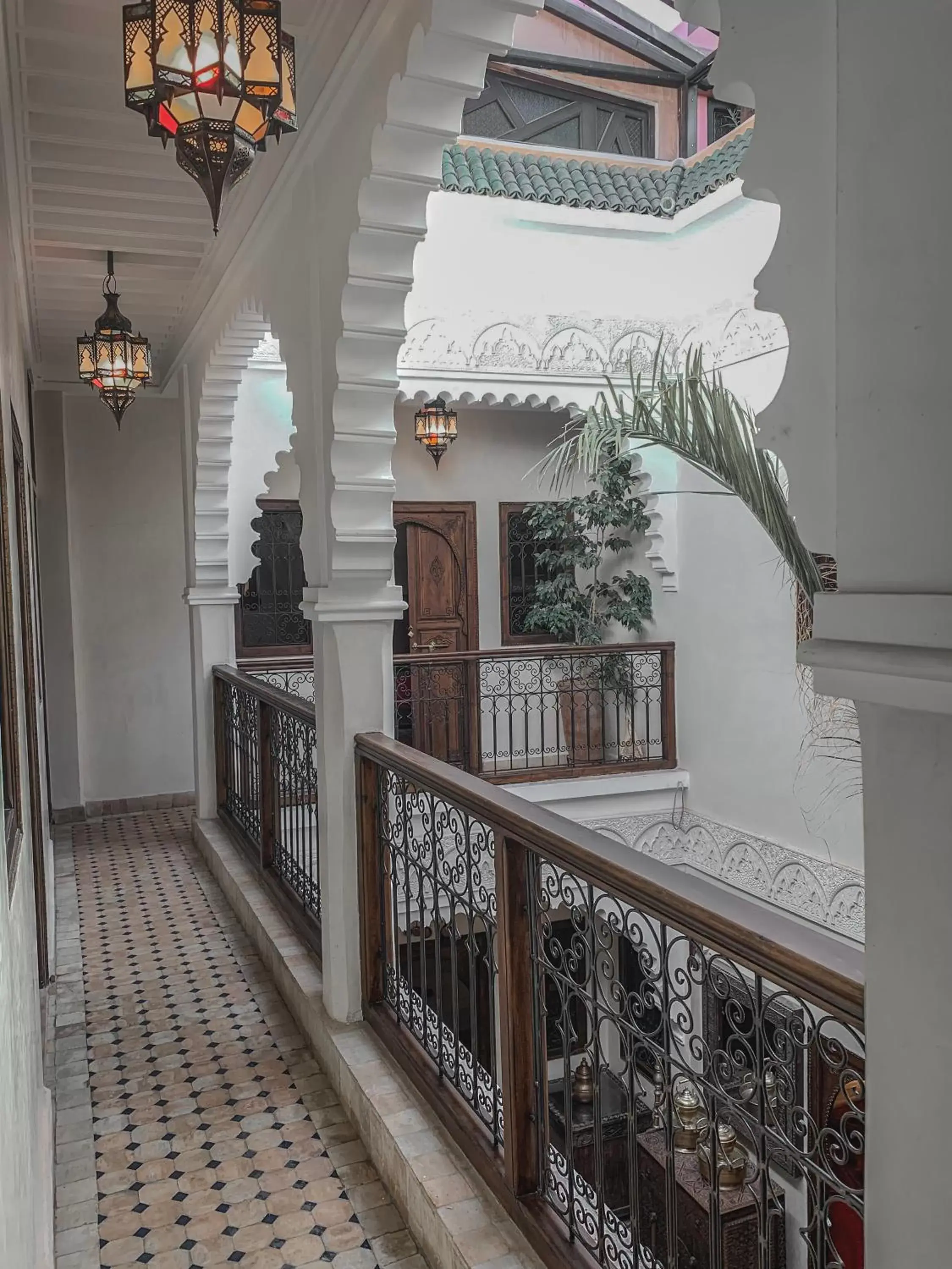 Patio, Balcony/Terrace in Riad Ghali Hotel & SPA